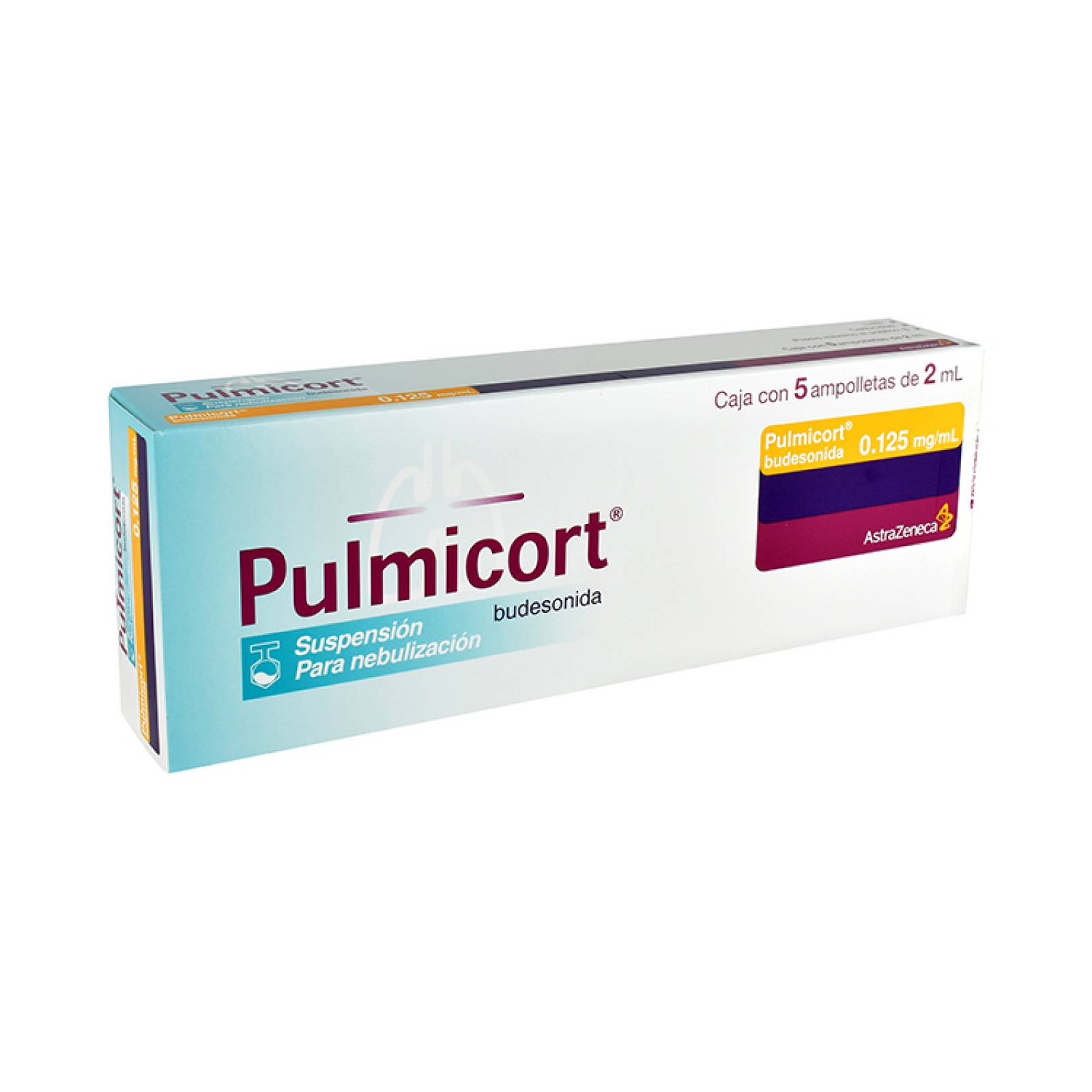 Pulmicort 0.125mg/ml  5 Ampolletas De 2 Ml