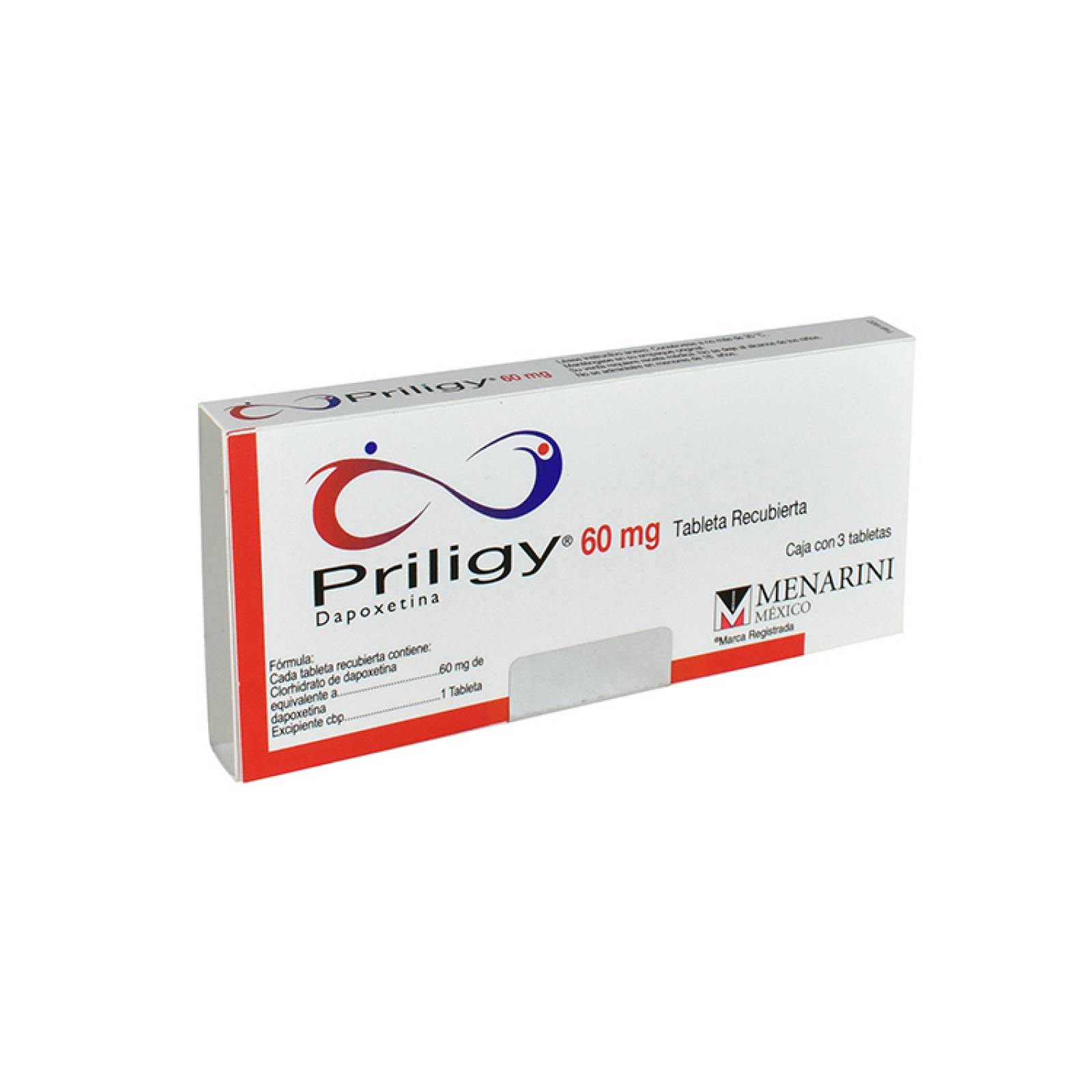 Priligy Tabletas Recubiertas 60 Mg 1 Caja 3 Tabletas