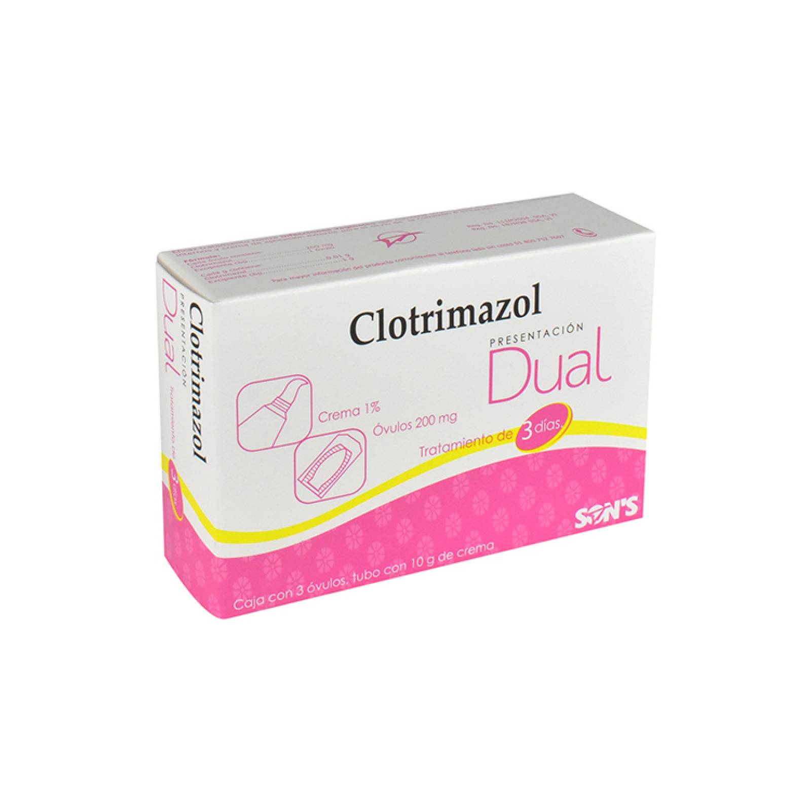 Clotrimazol 10 Gr Caja 3 Ovulos