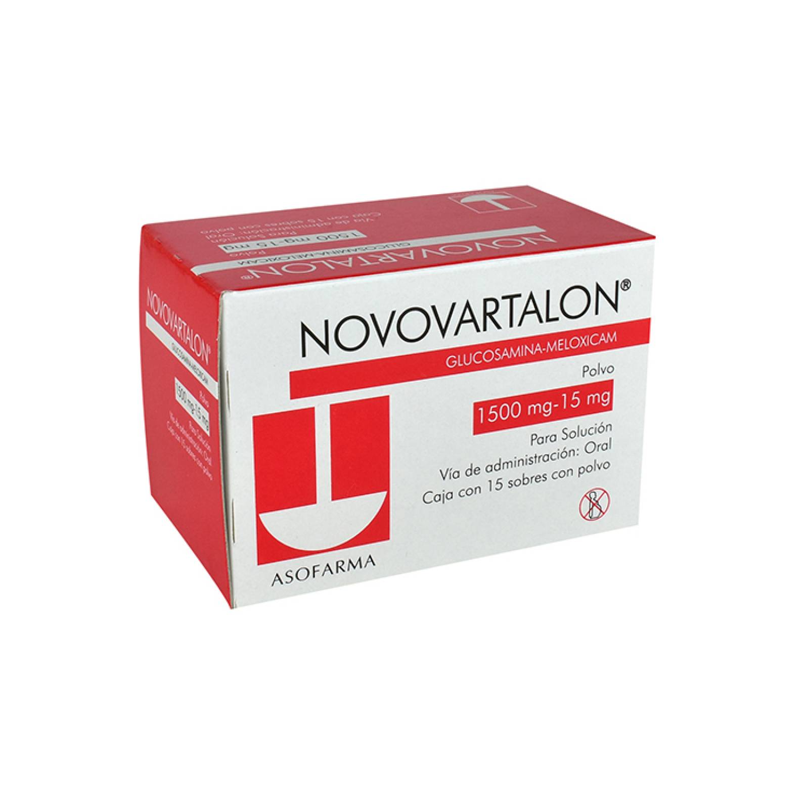 Novovartalon 1.5/15 Mg Caja De  15 Sobres