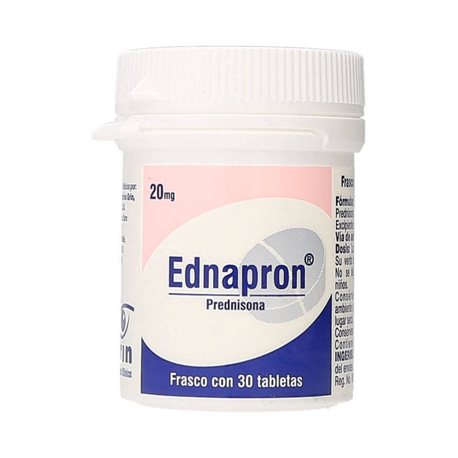 Ednapron 20 Mg Caja 30 Tabletas