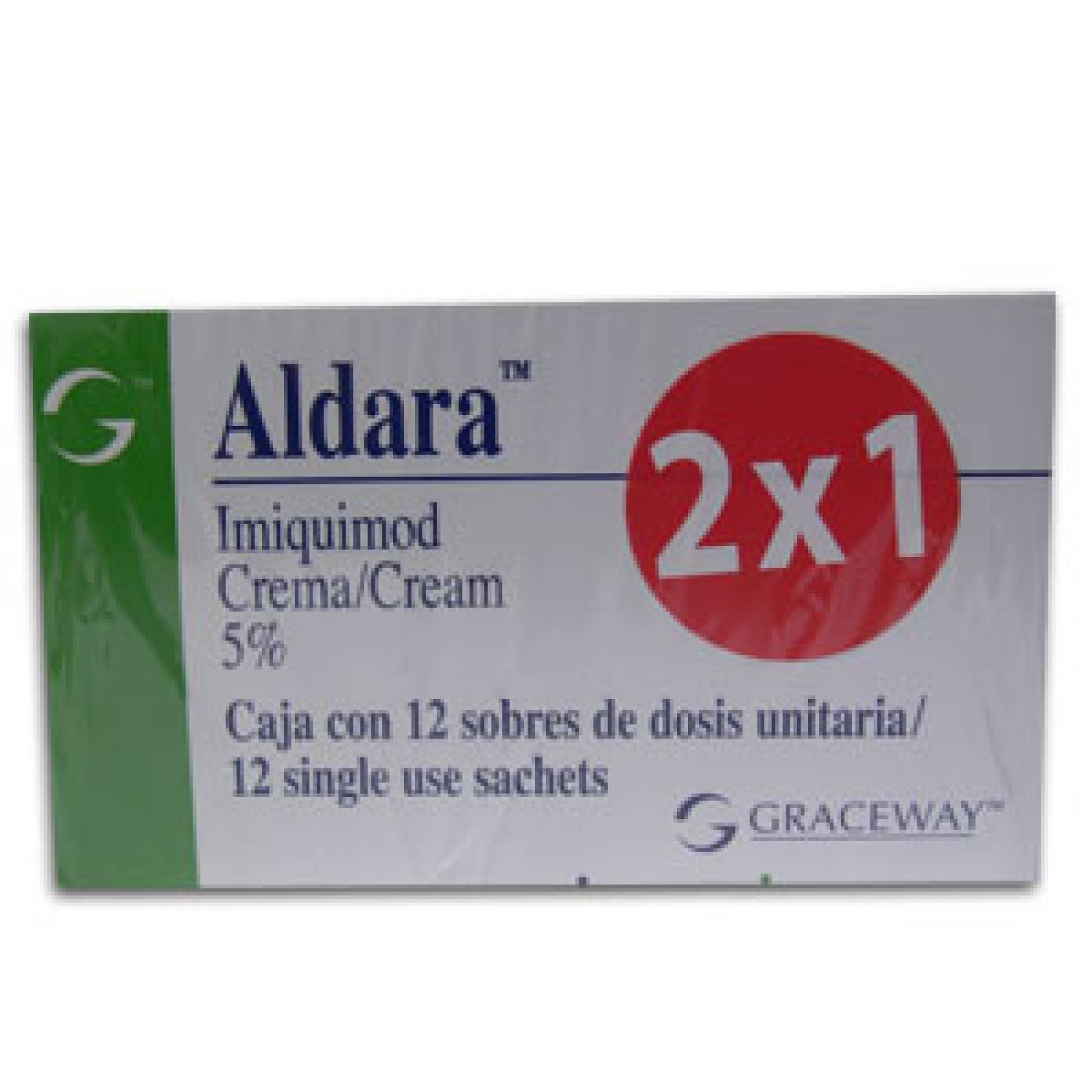 ALDARA 5% 12 SOBRES DE CREMA. ENVÍO GRATIS