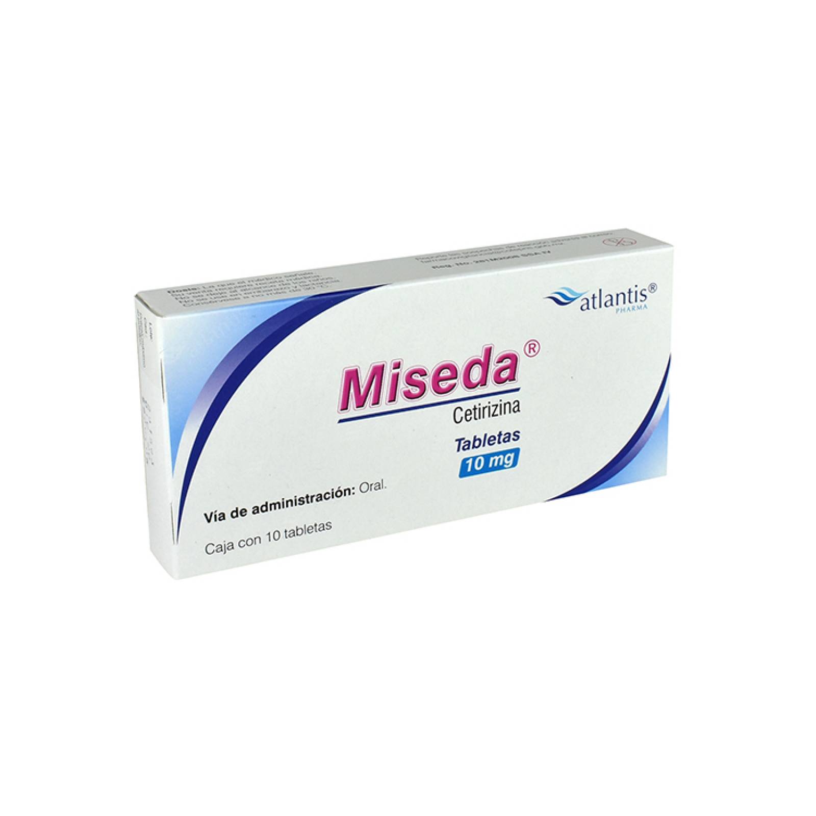 Miseda 10 Mg Caja 10 Tabletas