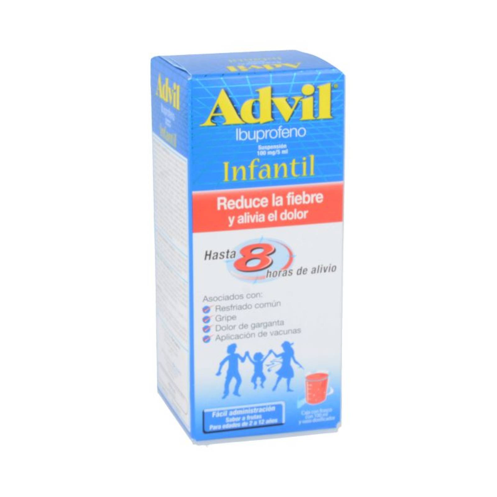 Advil Infantil 1 Frasco Suspension 100 Ml