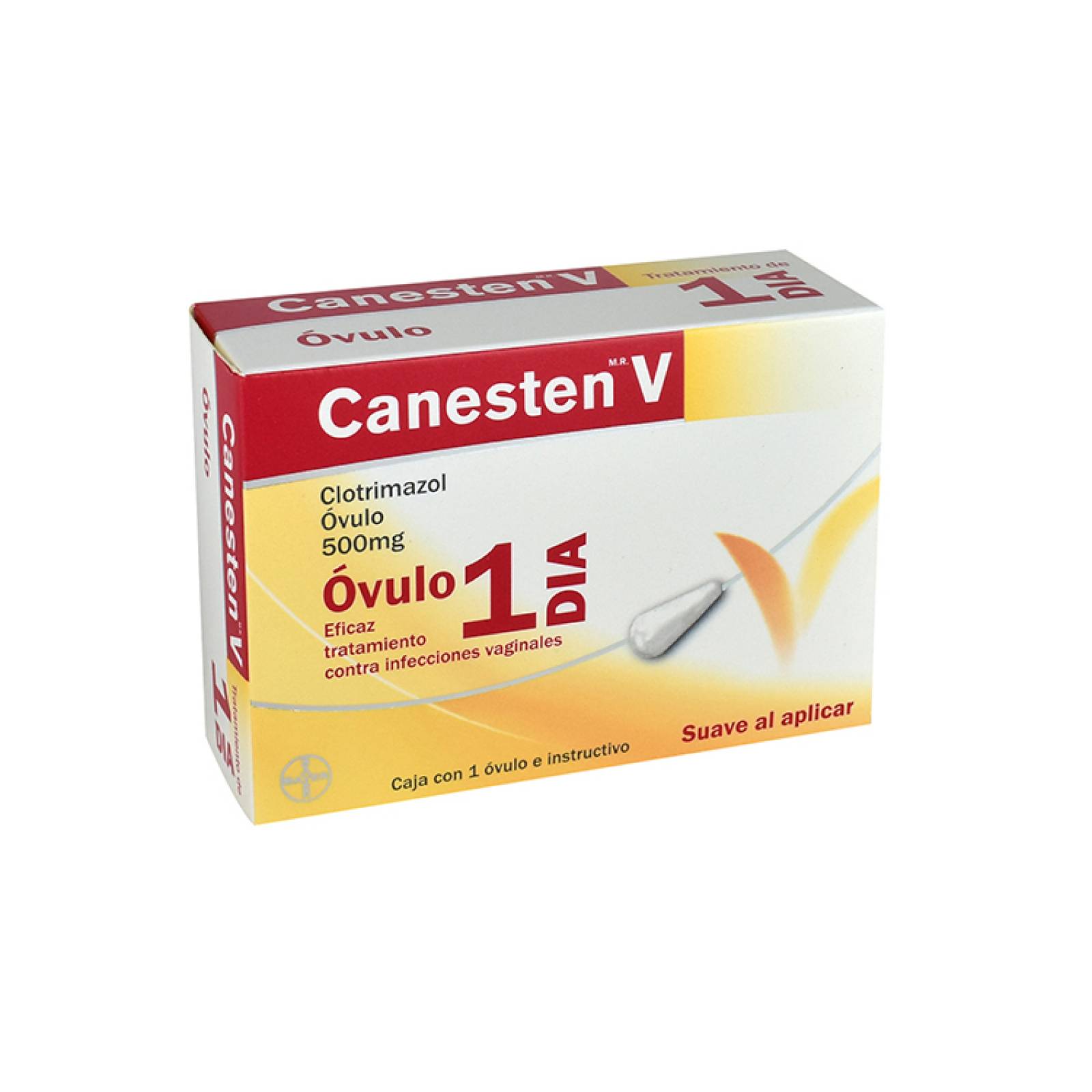 Canesten V 1 Day 500 Mg Caja 1 Ovulos