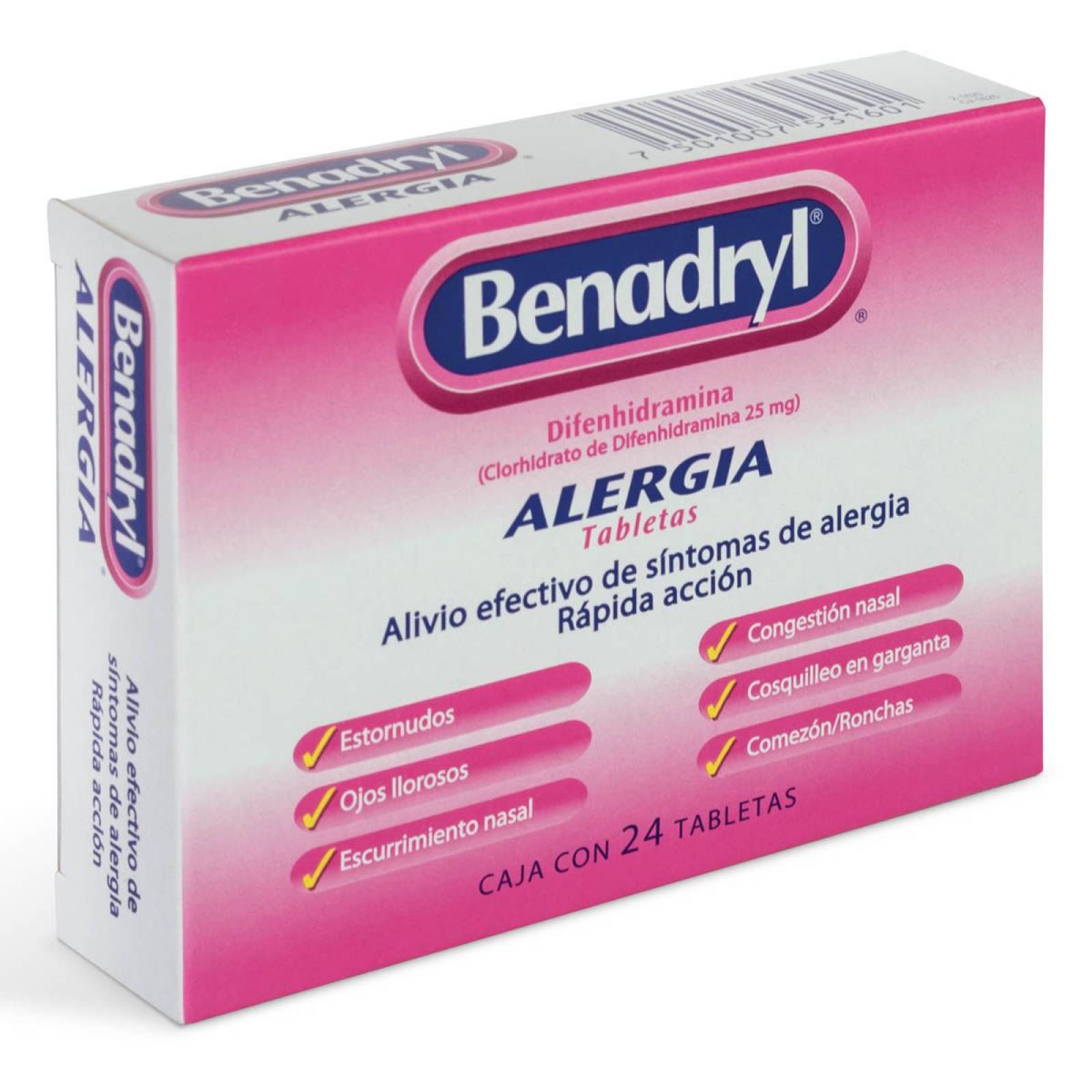 BENADRYL 25MG TAB C24
