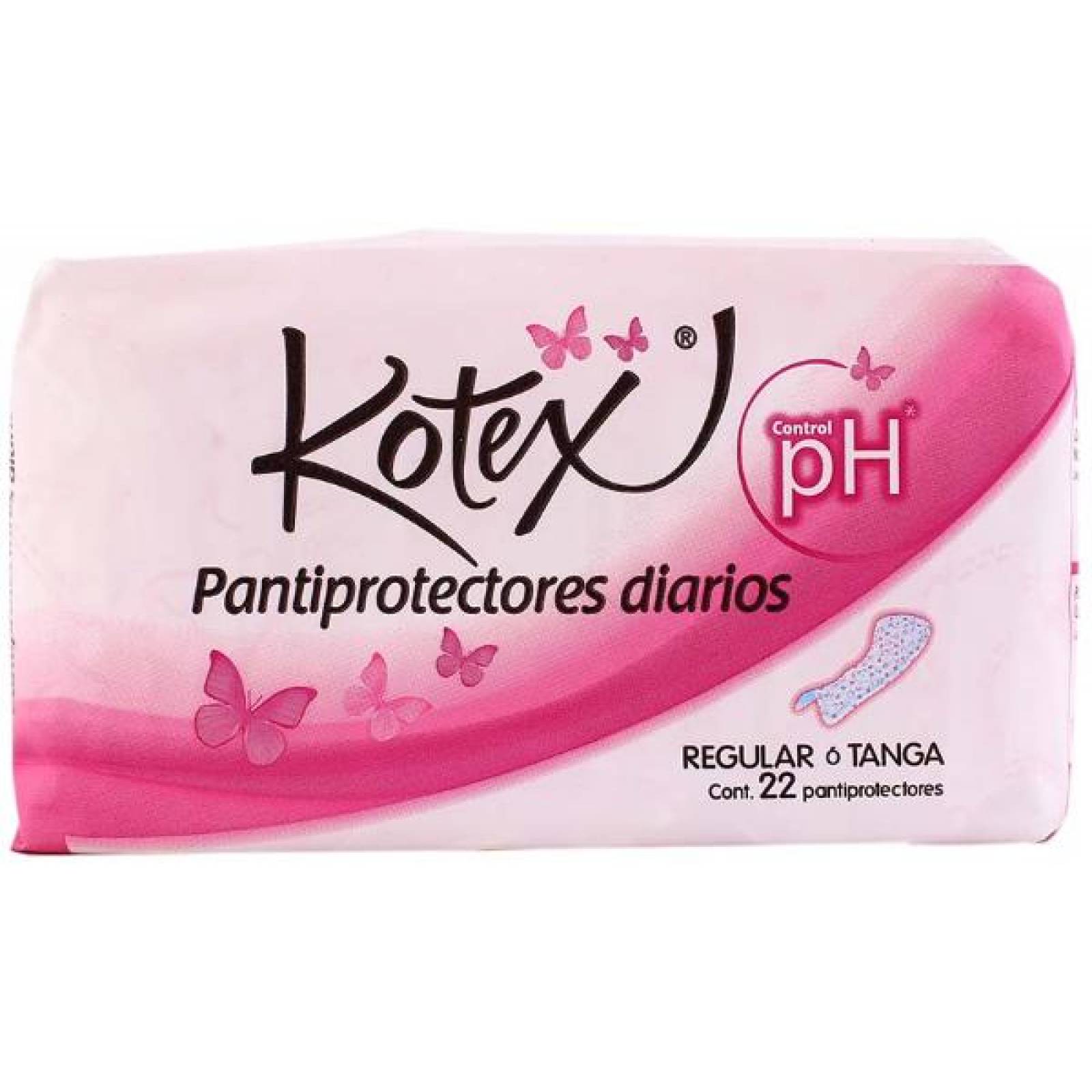 KOTEX ROSA PANTY NATURAL FLEX REGULAR PAQUETE CON 22 PIEZAS