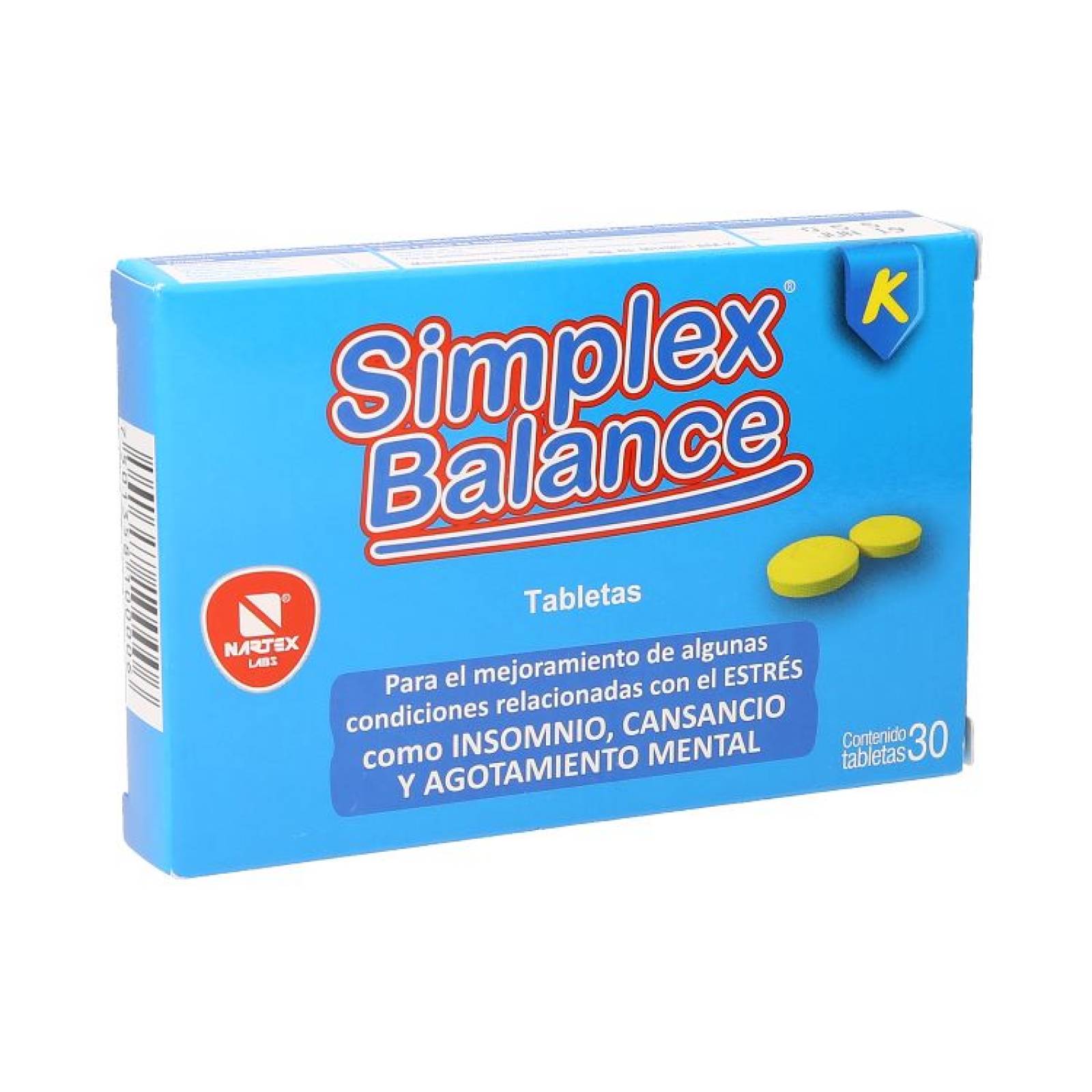 Simplex 1 Caja 30 Tabletas