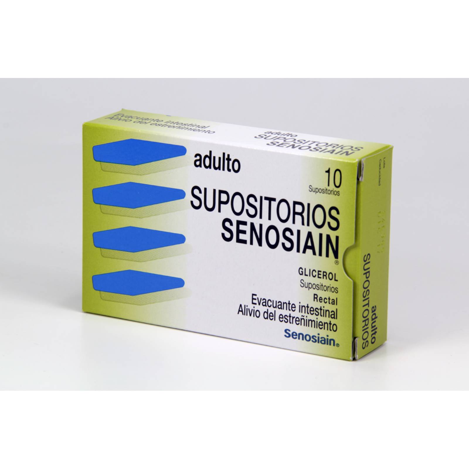 SENOSIAIN AD 2632 MG CAJA 10 SUPOSITORIO