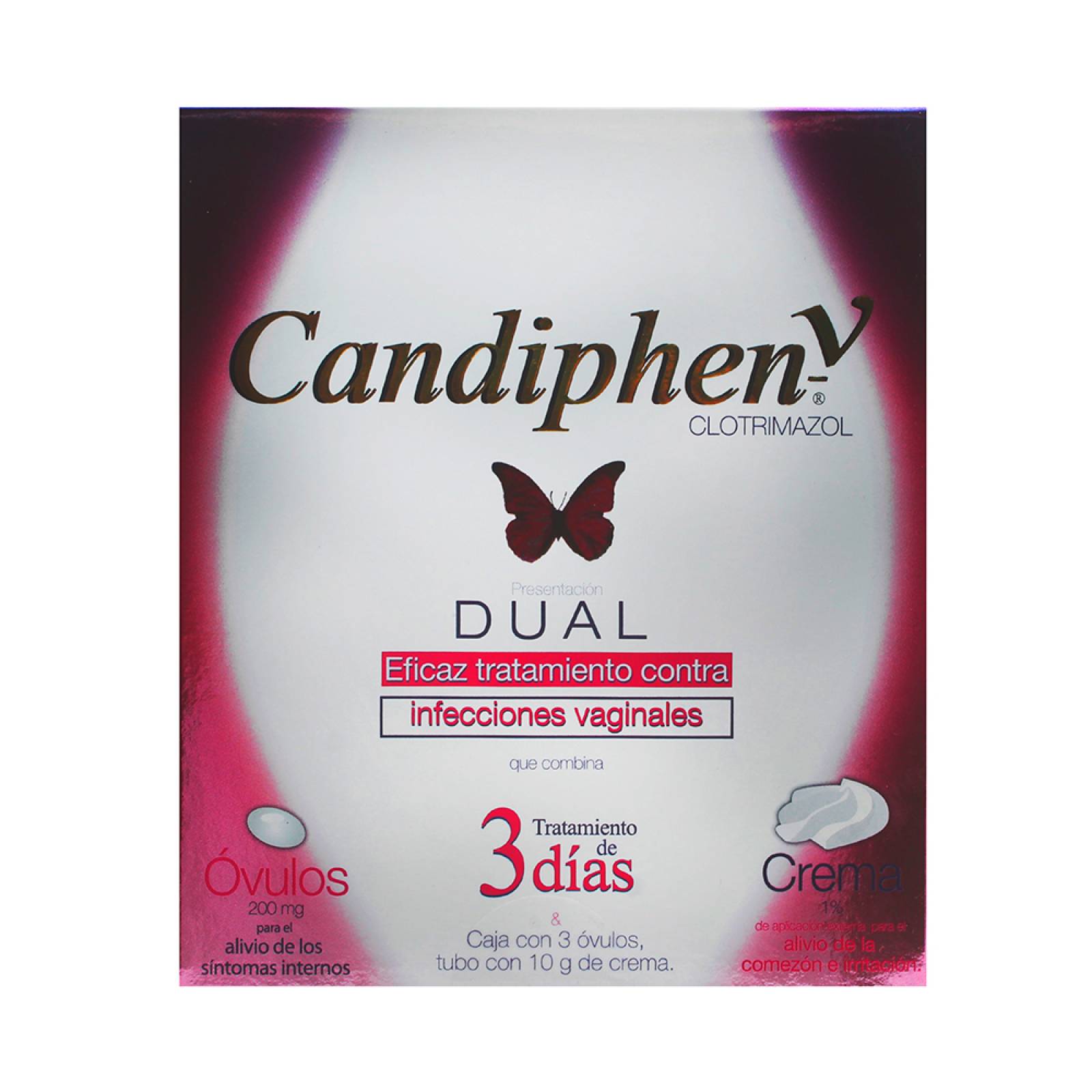 CANDIPHEN-V DUAL 200 MG CAJA 1 OVULO