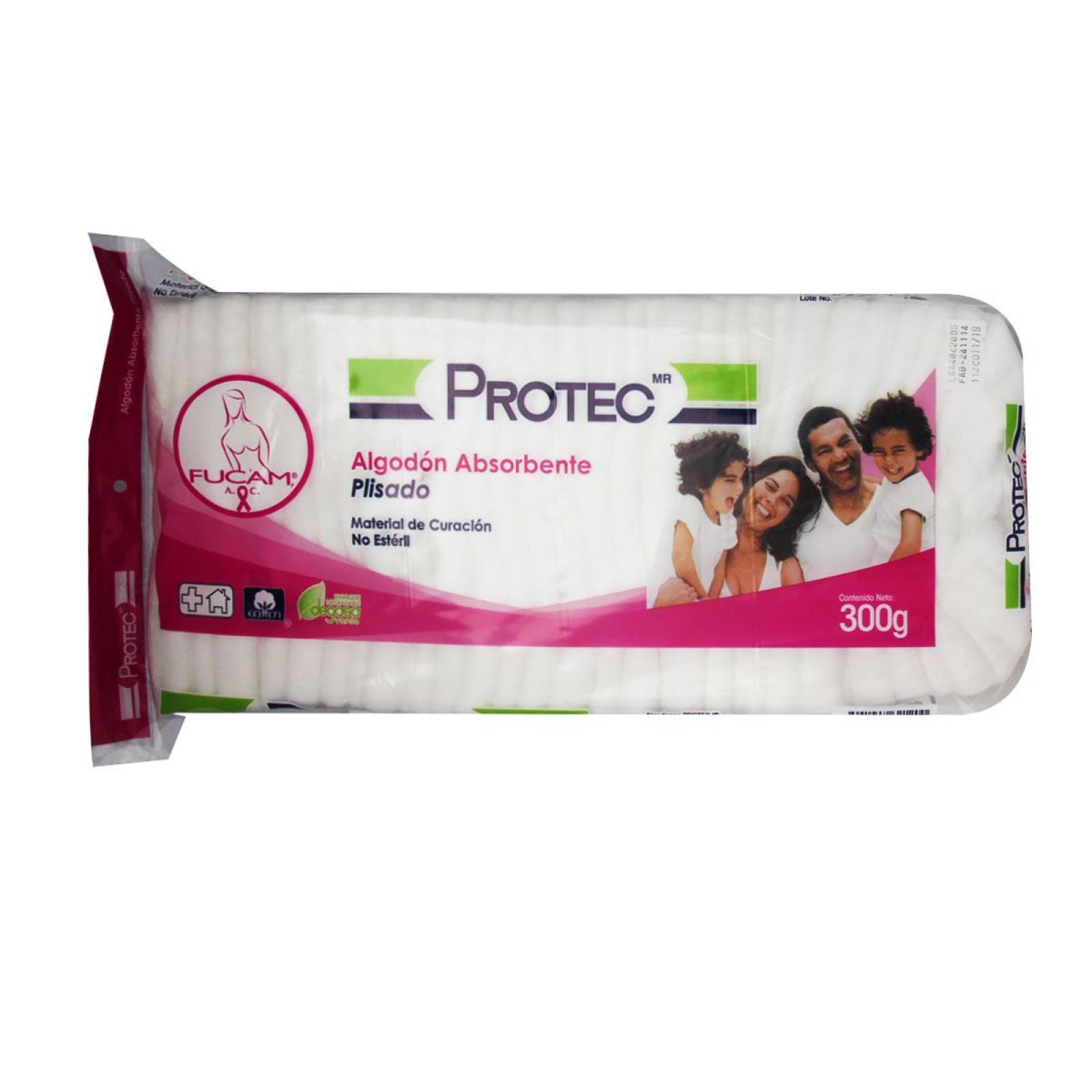 PROTEC ALGODÓN ABSORBENTE BOLSA CON 300G