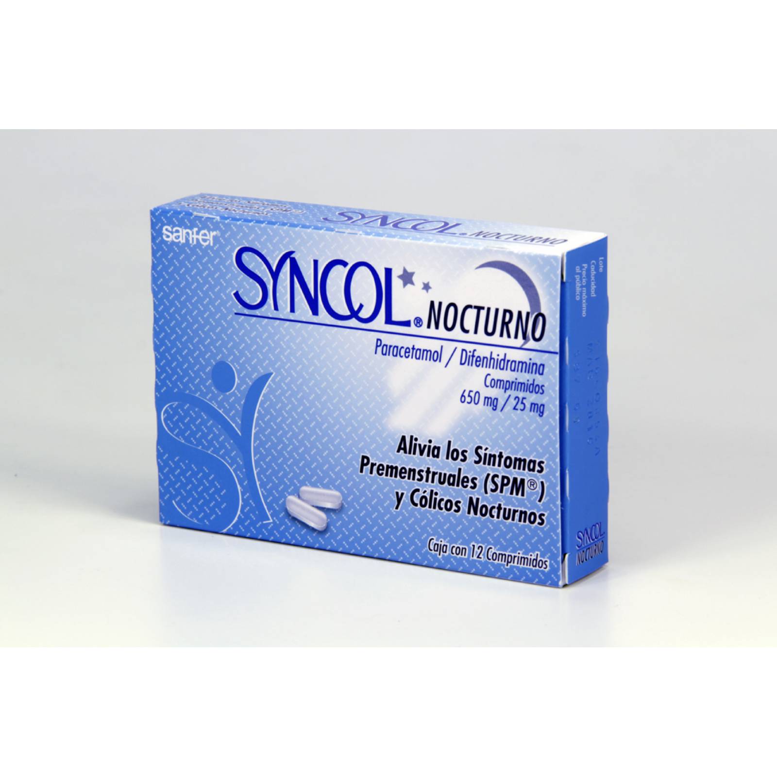 SYNCOL NOCTURNO CAJA 12 COMPRIMIDOS