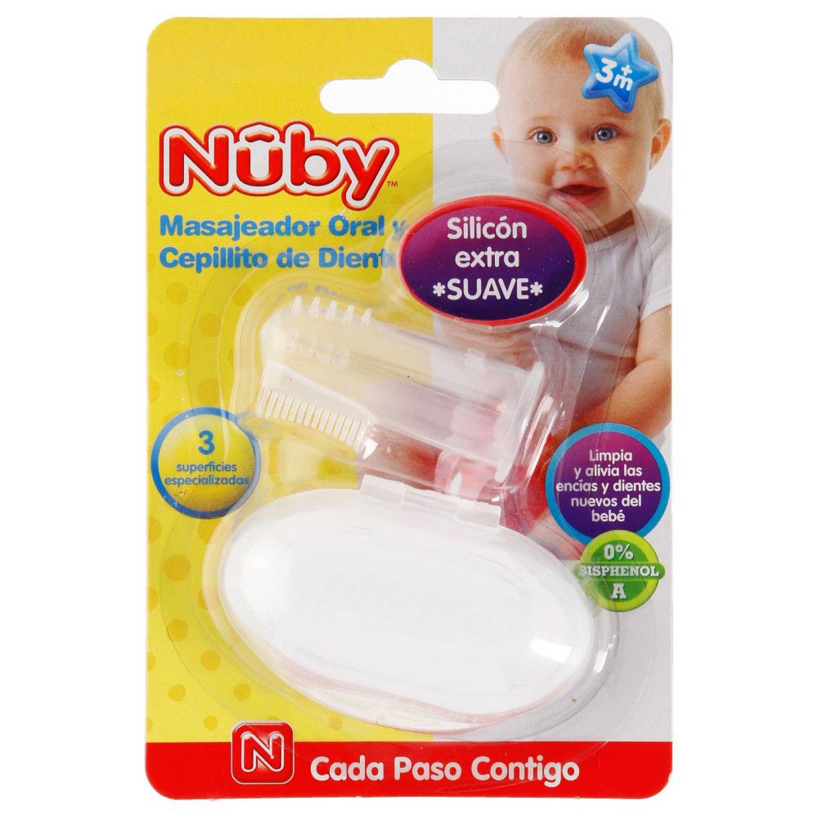 NUBY CEPILLO MASAJEADOR DE ENCÍAS