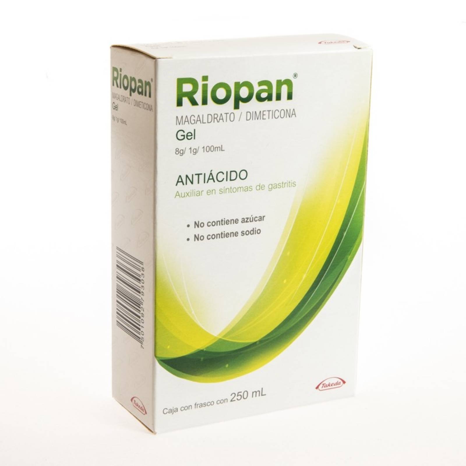 Riopan Gel Frasco 8 Gr 1 Frasco Suspension 250 Ml