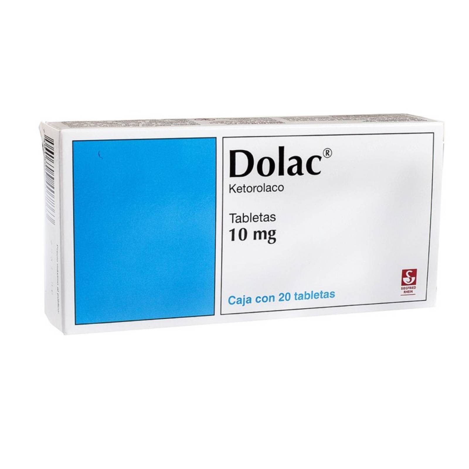 Dolac 10 Mg Caja 20 Tabletas