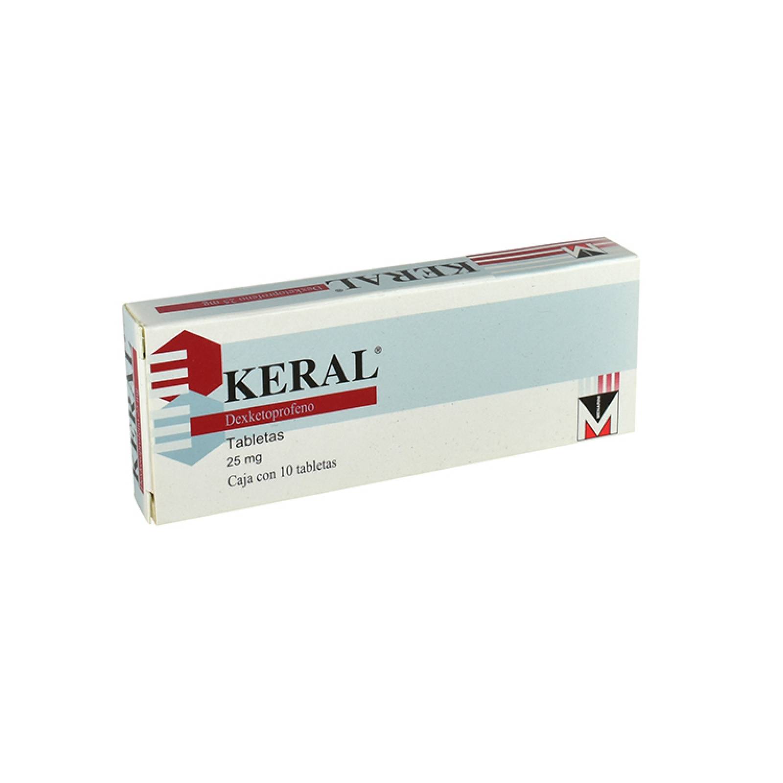 Keral 25 Mg Caja 10 Tabletas