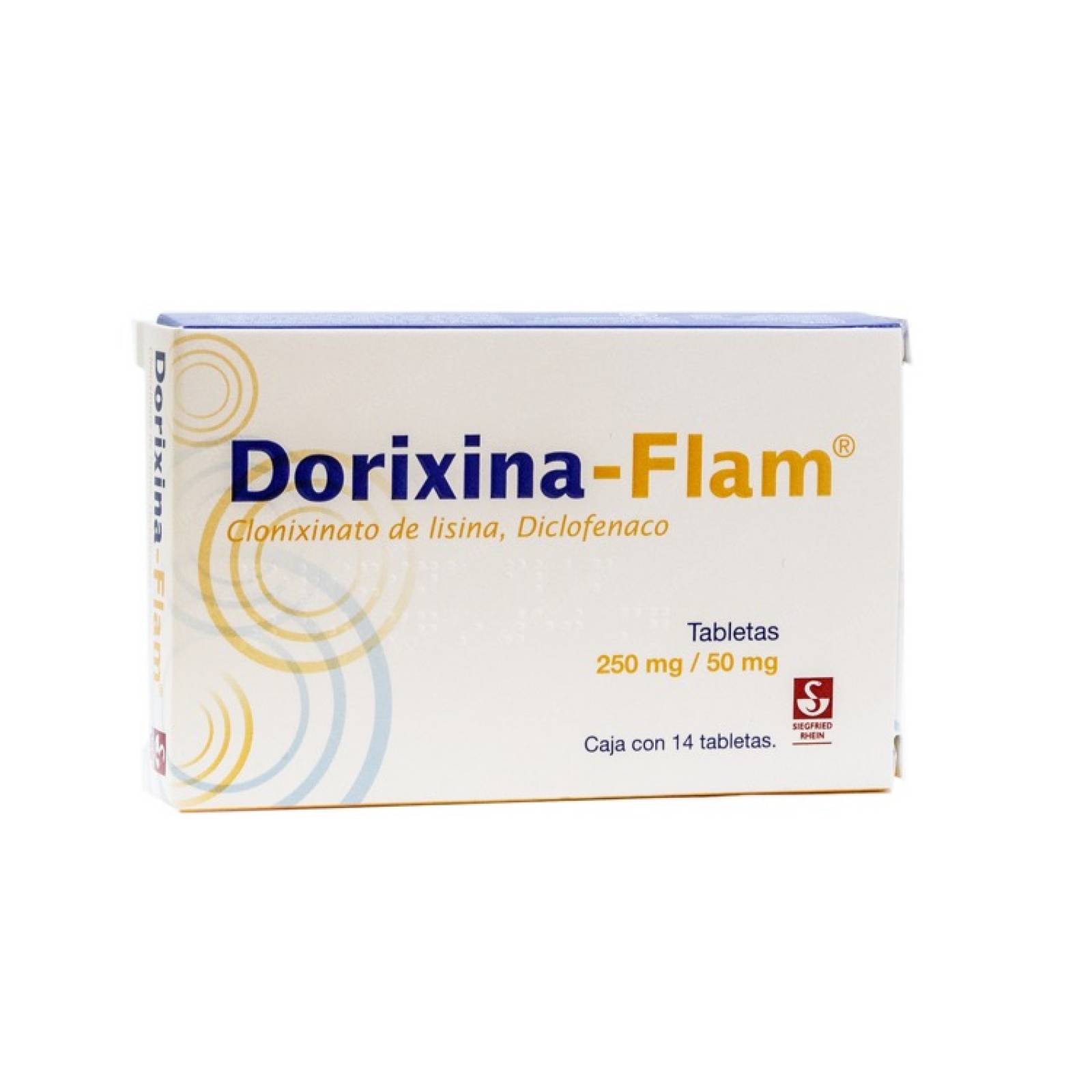 Dorixina-flam 250/50 Mg Caja 14 Tabletas