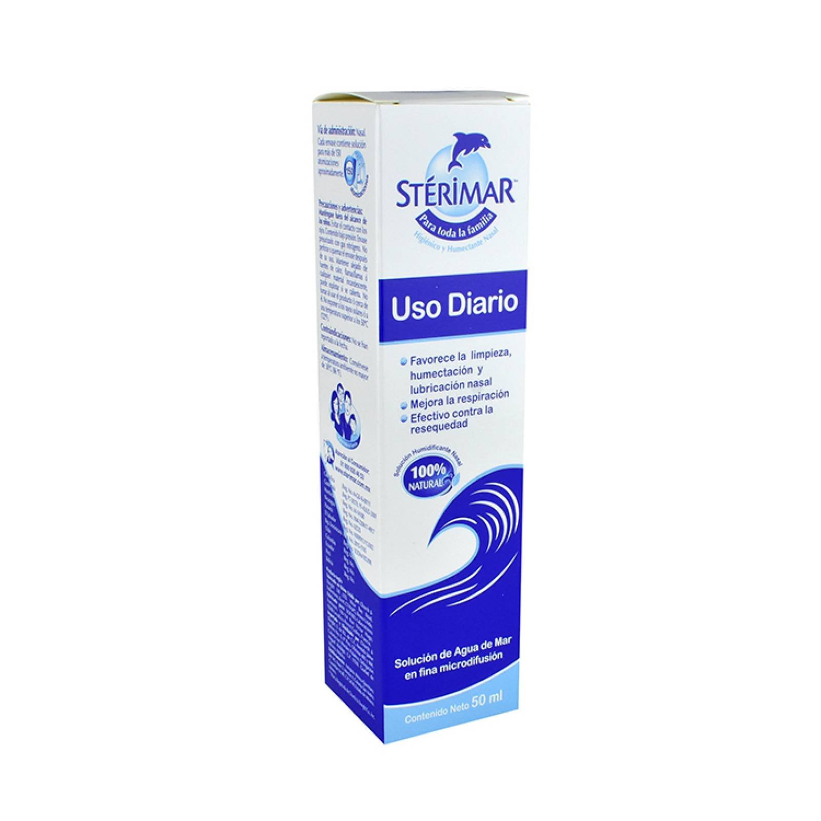 Sterimar Agua D/mar Nasal 1 Frasco Spray 50 Ml