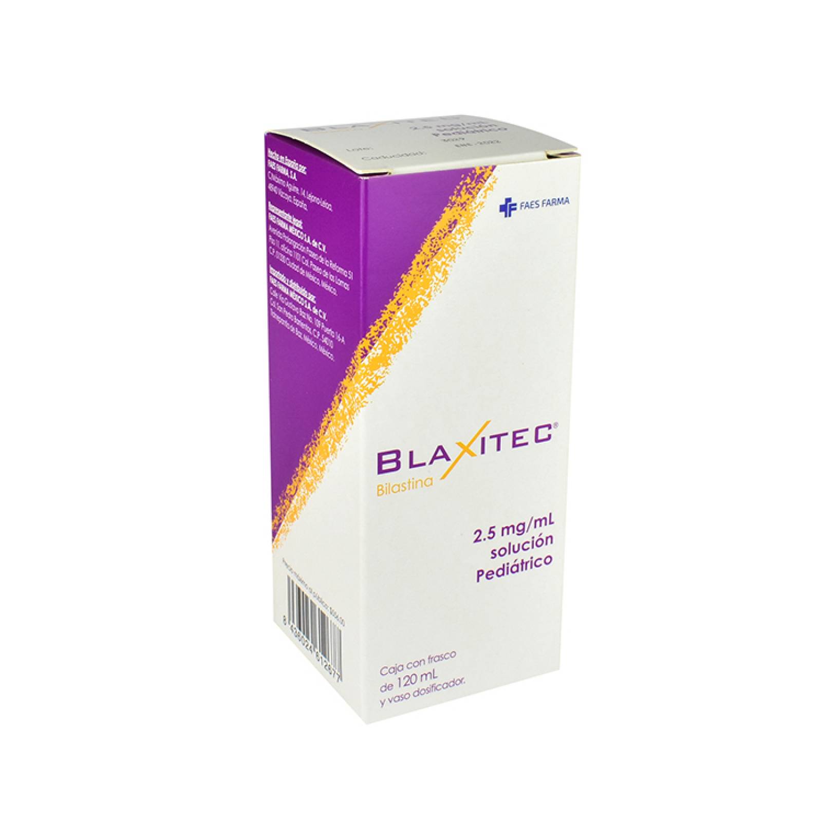 Blaxitec 2.5 Mg/ml Sol Pe 120