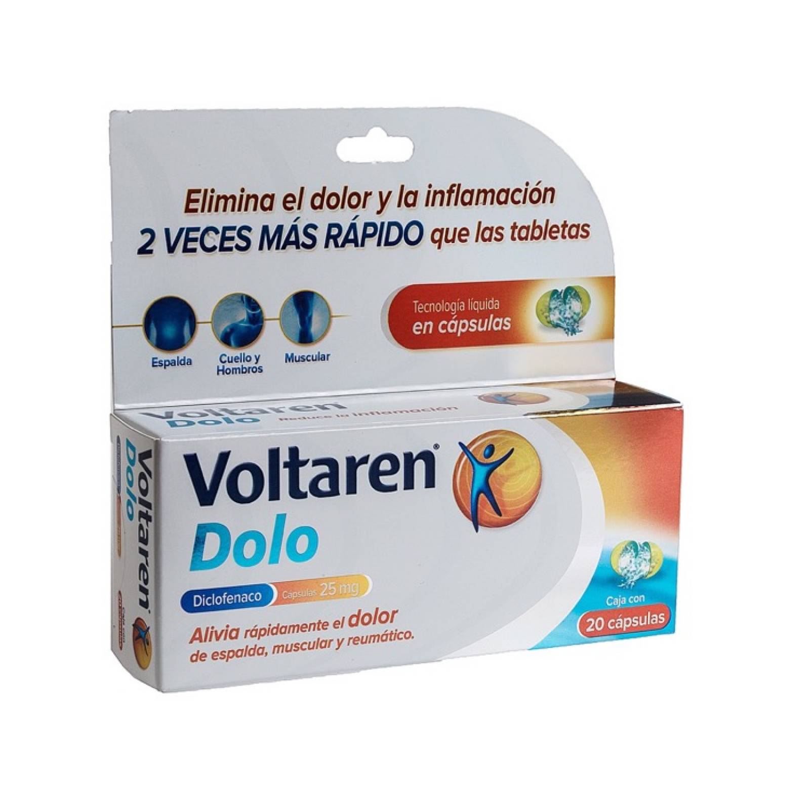 Voltaren Dolo 25 Mg Caja 20 Capsulas