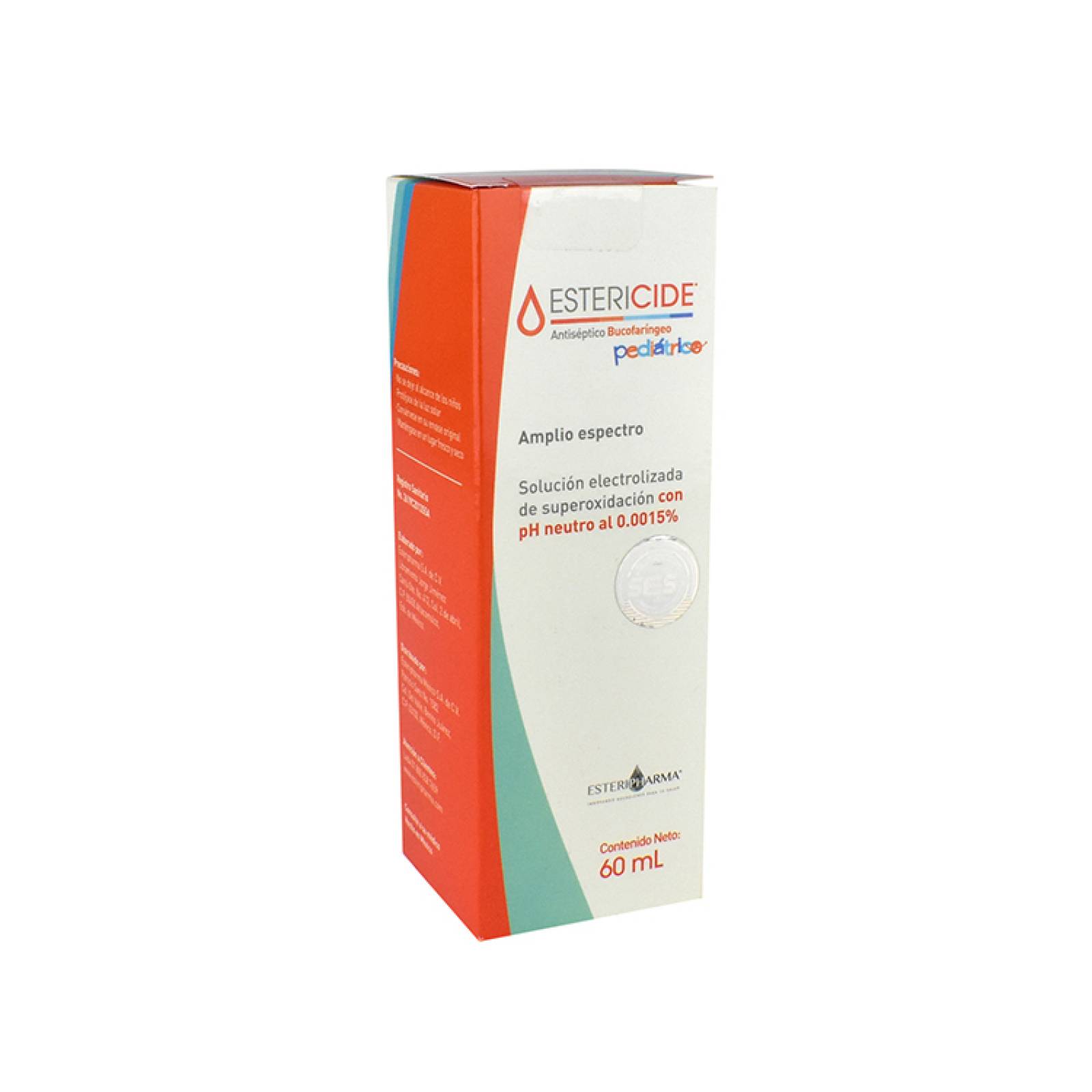Estericide Bucofaringeo Pediatrico 60 Ml 1 Solucion
