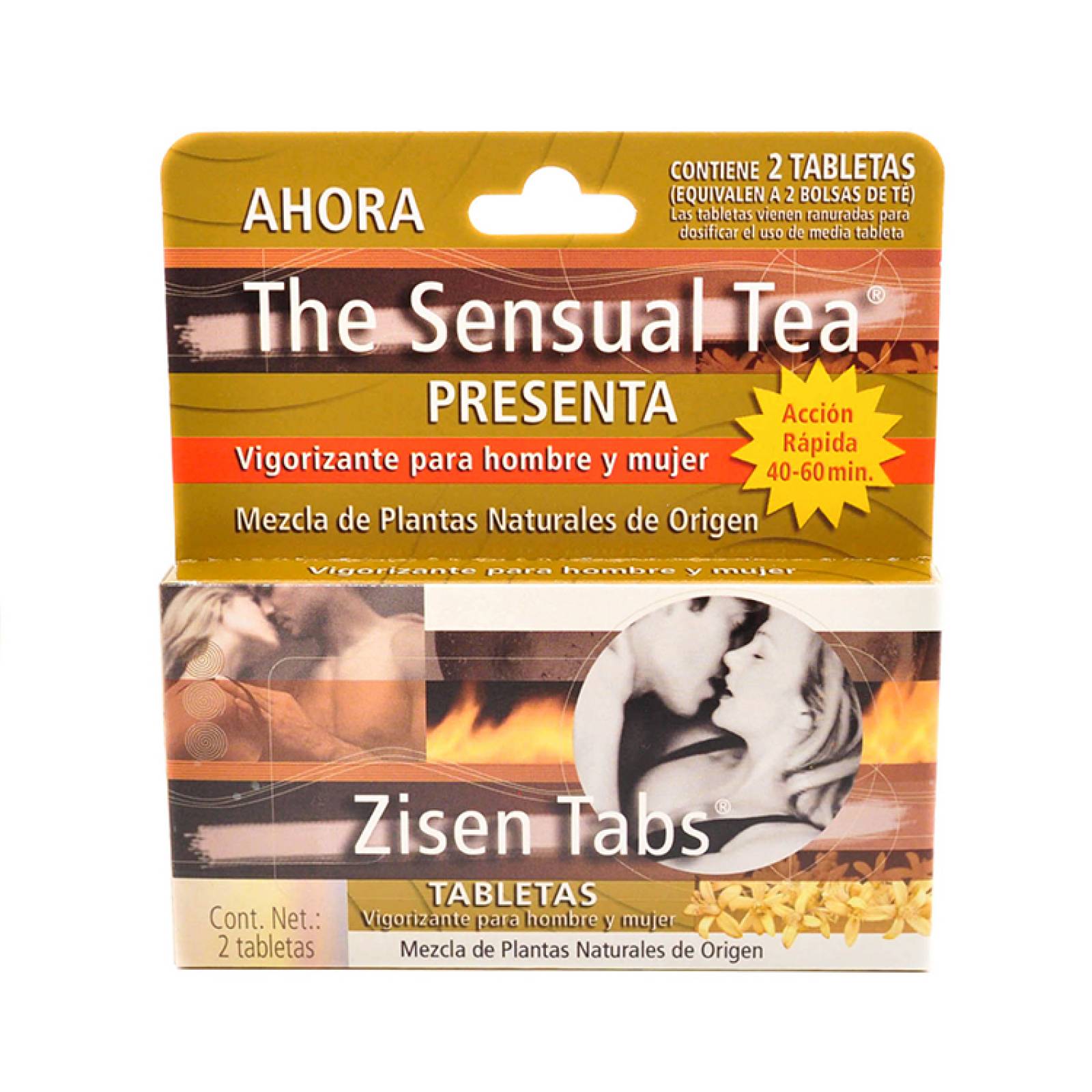 The Sensual Tea Zisen Caja Con 2 Comprimidos