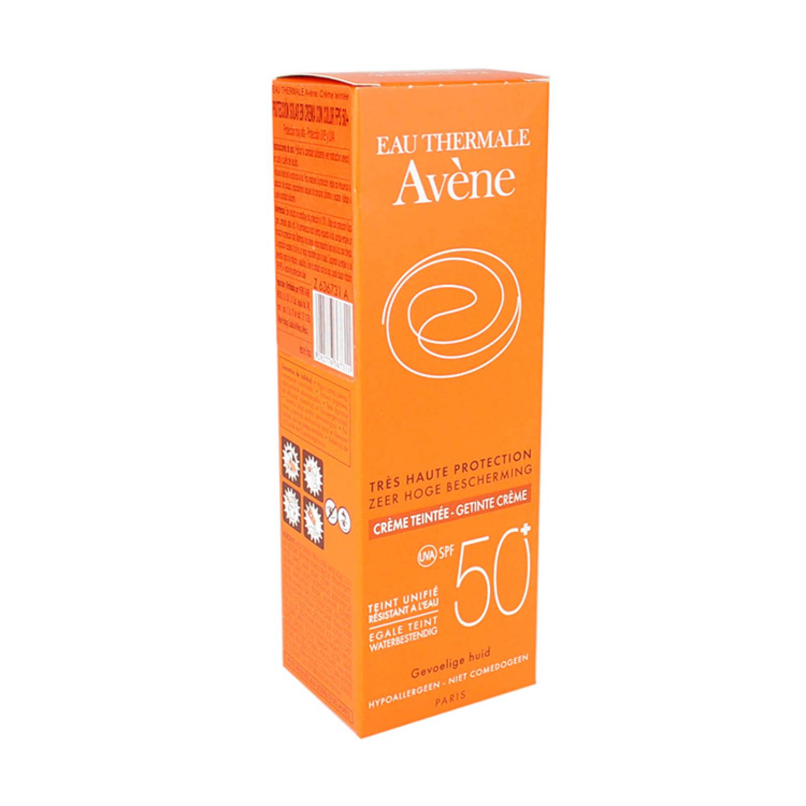 crema avene 50 color
