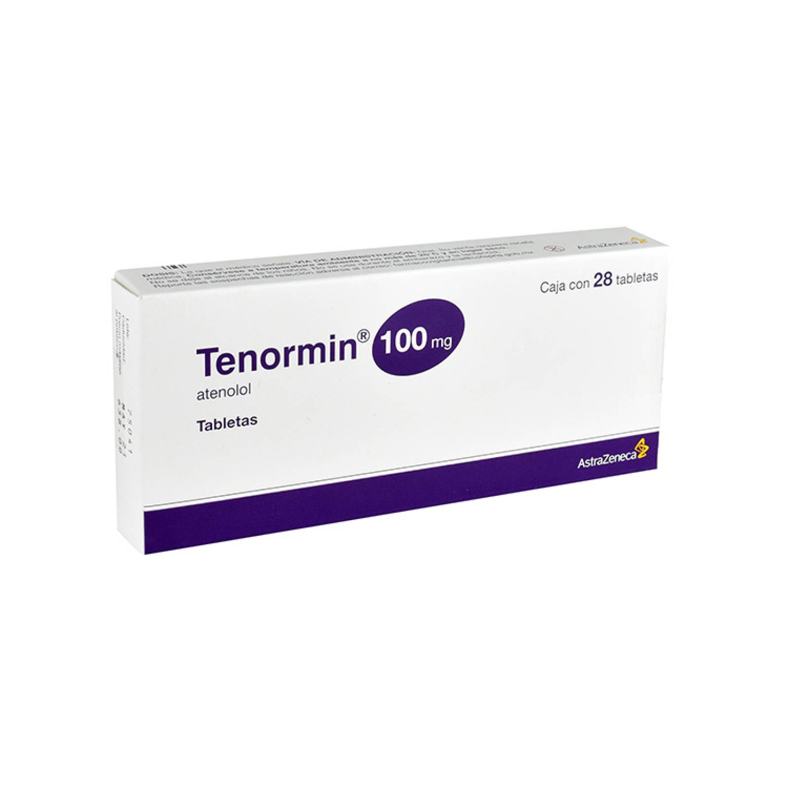 Tenormin 100 Mg Caja 28 Tabletas