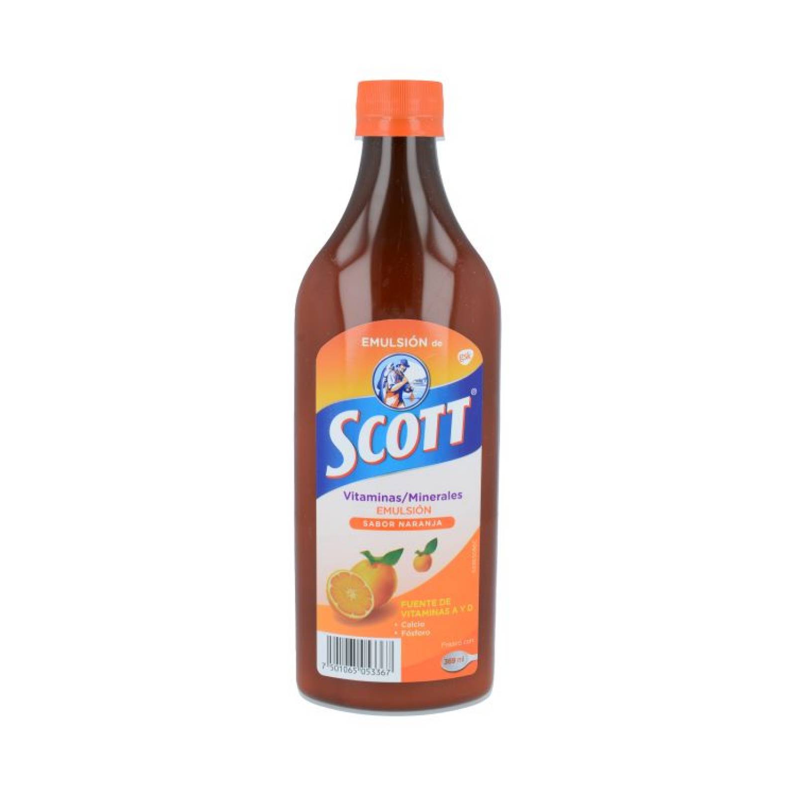 Emulsion De Scott Naranja 369 Ml 1 Frasco Solucion
