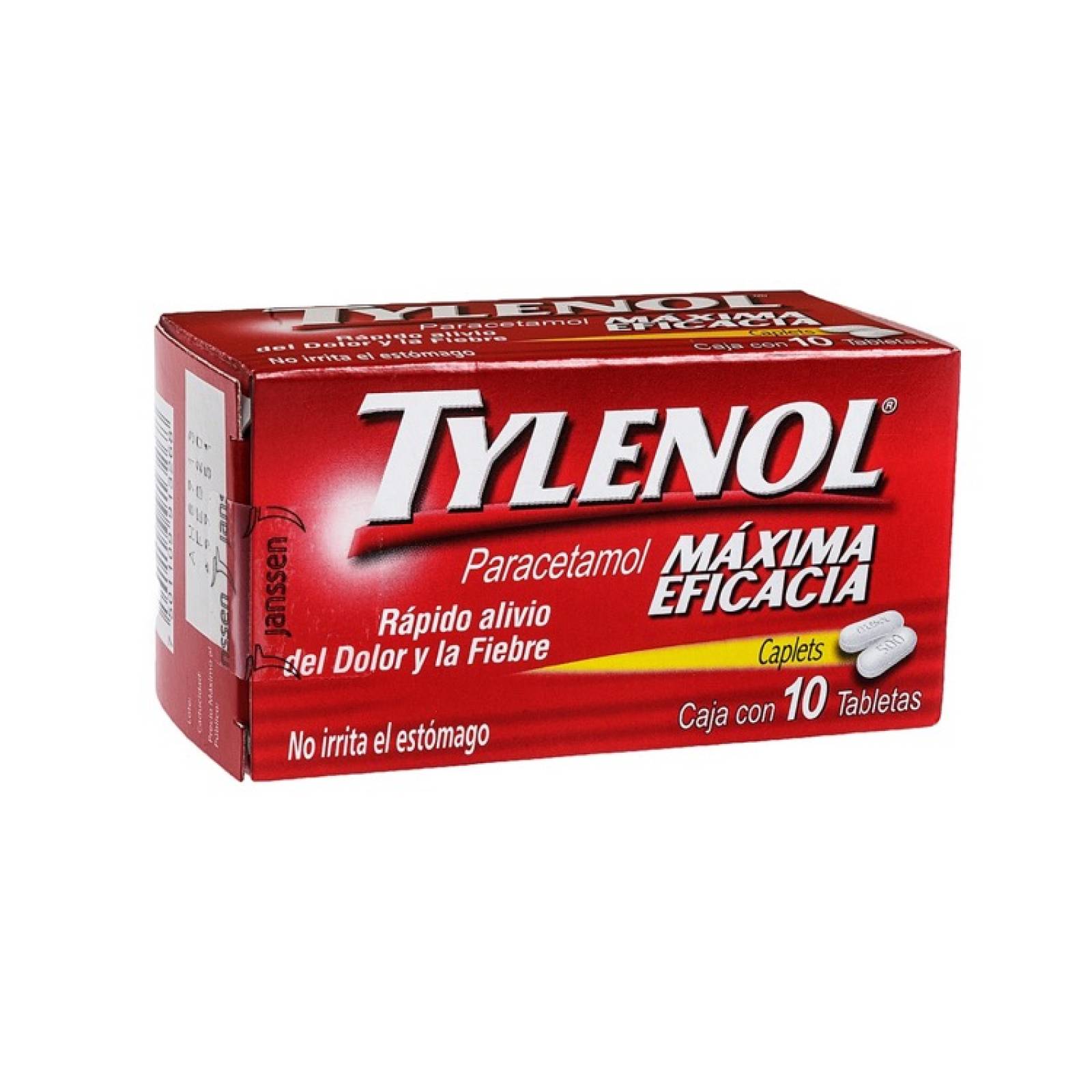 Tylenol Caplets 500mg Tab C10