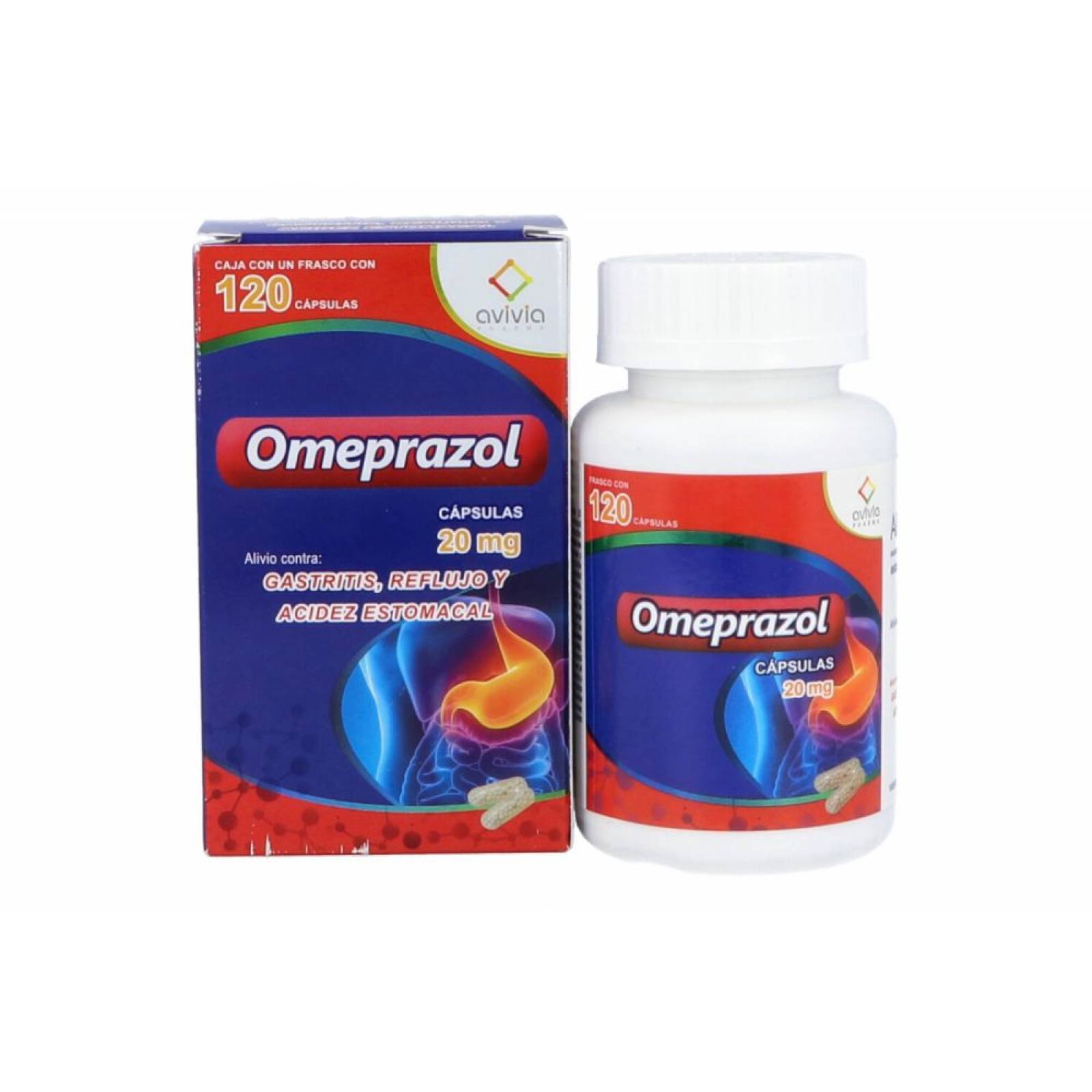 Omeprazol 20 Mg Con 120 Tabletas