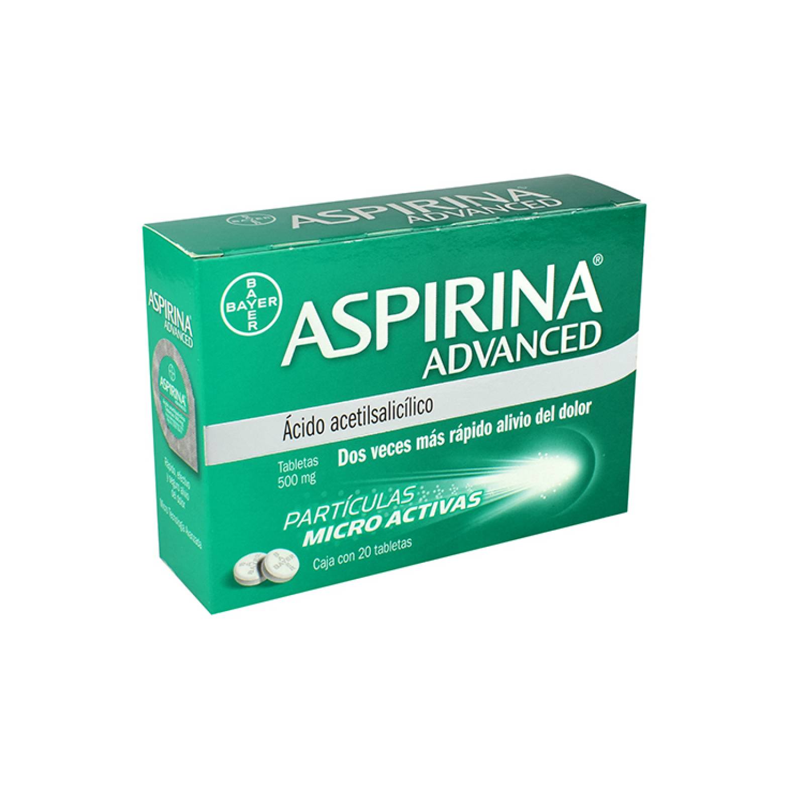 Aspirina Advanced 500mg Tab C20