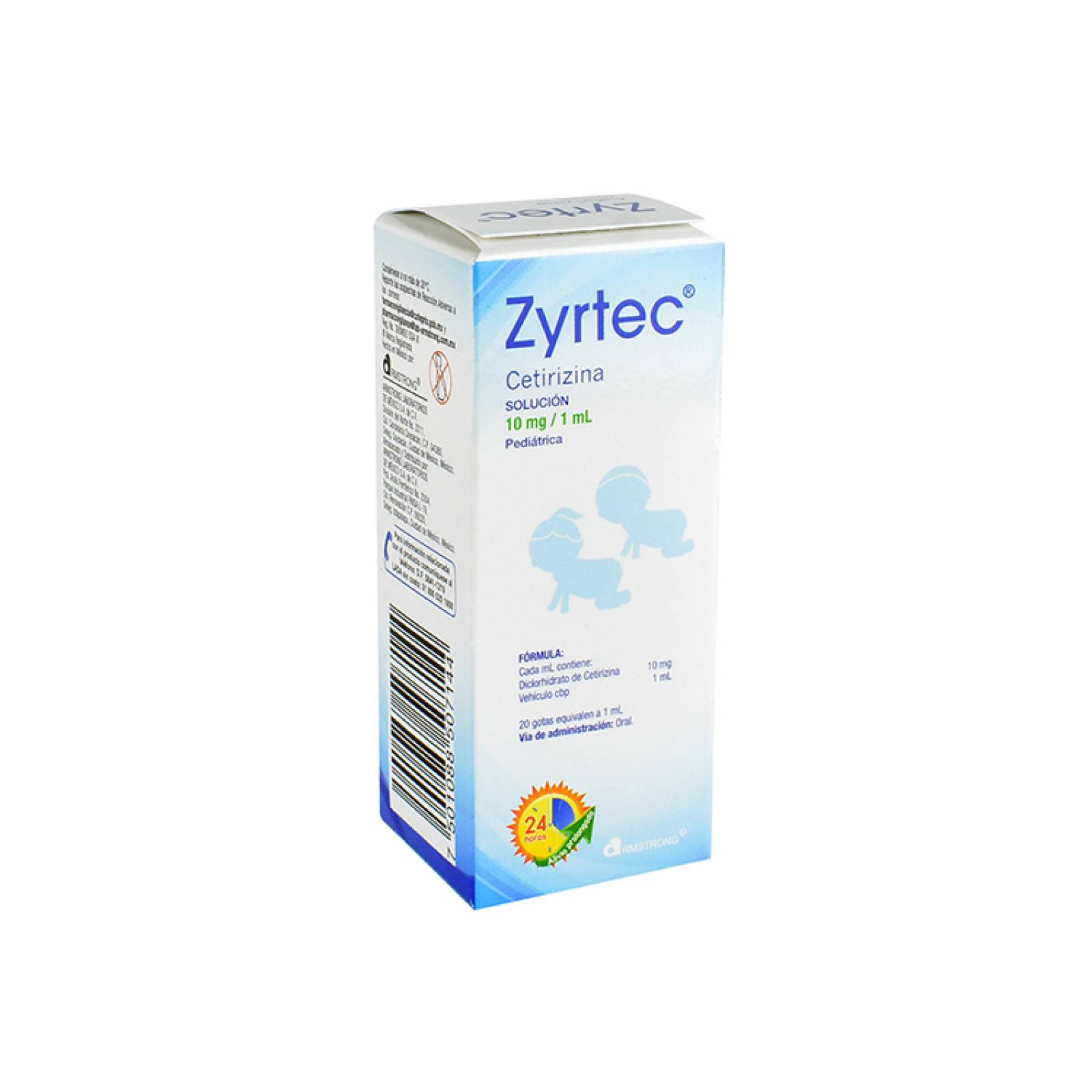 Zyrtec 10 Mg/ml 1 Frasco Gotas 10 Ml