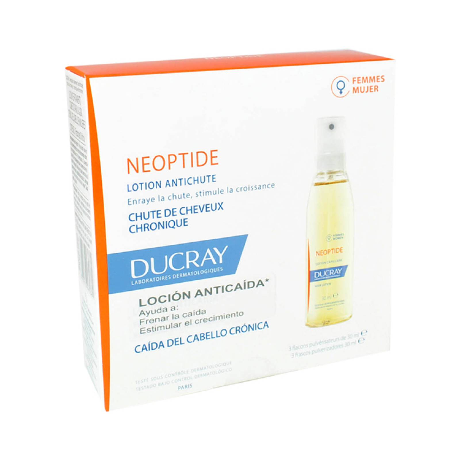 Ducray Neoptide Tratamiento Auxiliar  Anti-caida  3x30ml