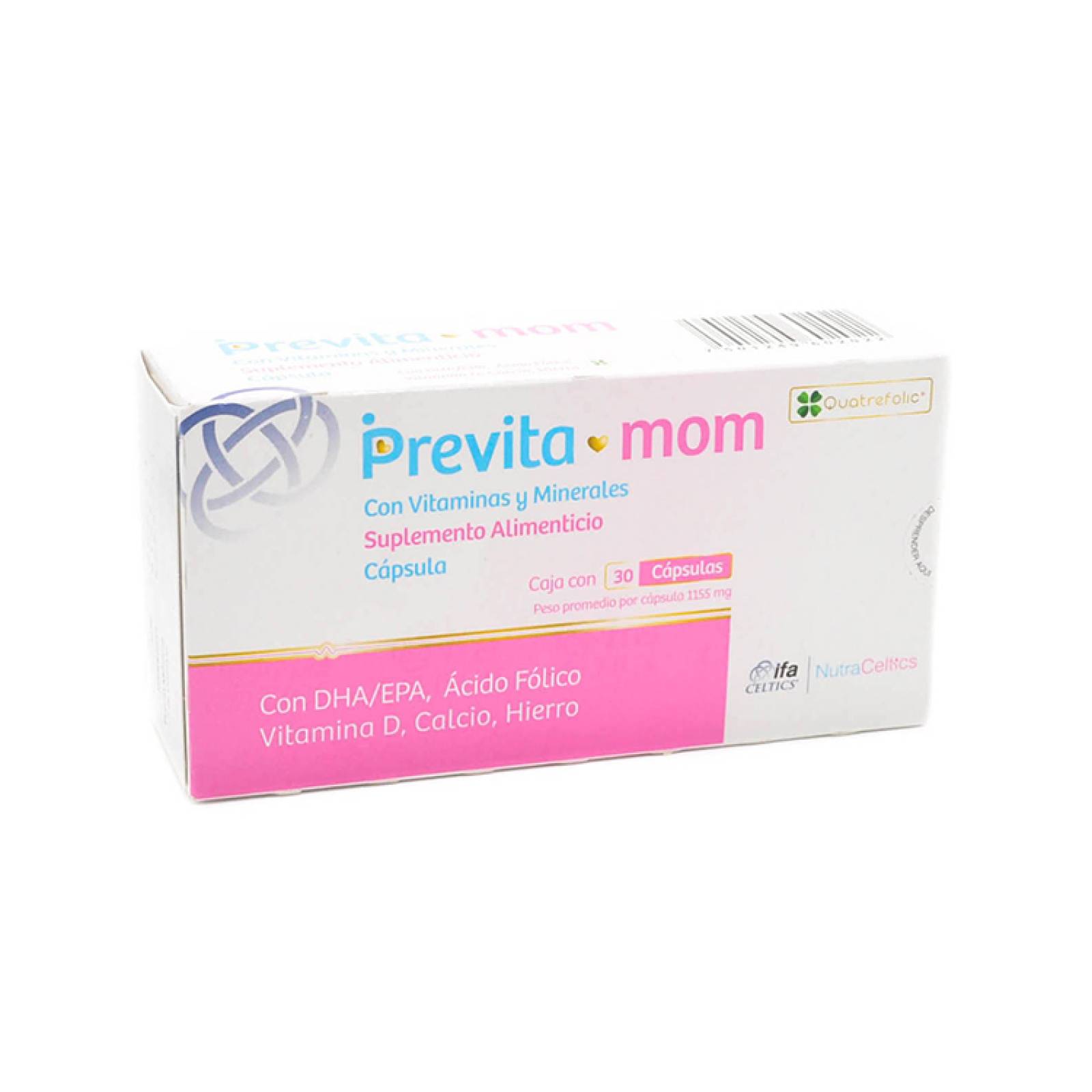 Previta Mom 1155 Mg Caja 30 Capsulas