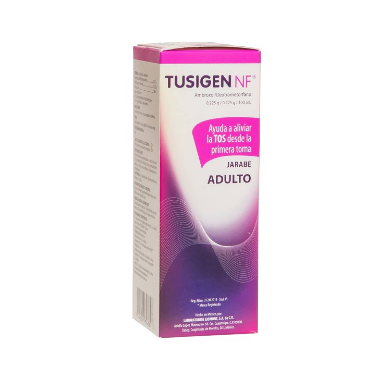 Tusigen Nf Adulto 0.225 Gr 1 Frasco Jarabe 150 Ml