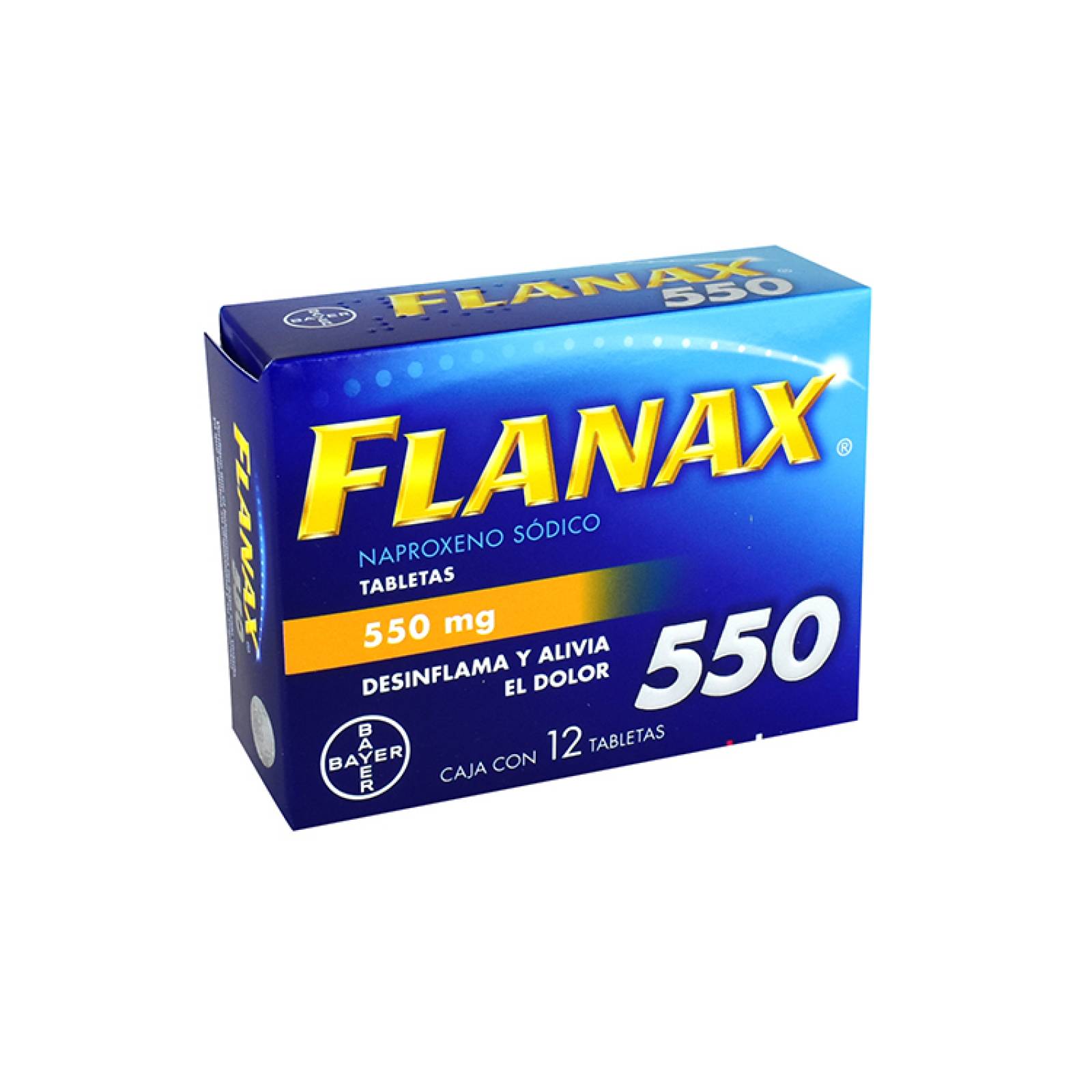 Flanax 550 Mg Caja 12 Tabletas