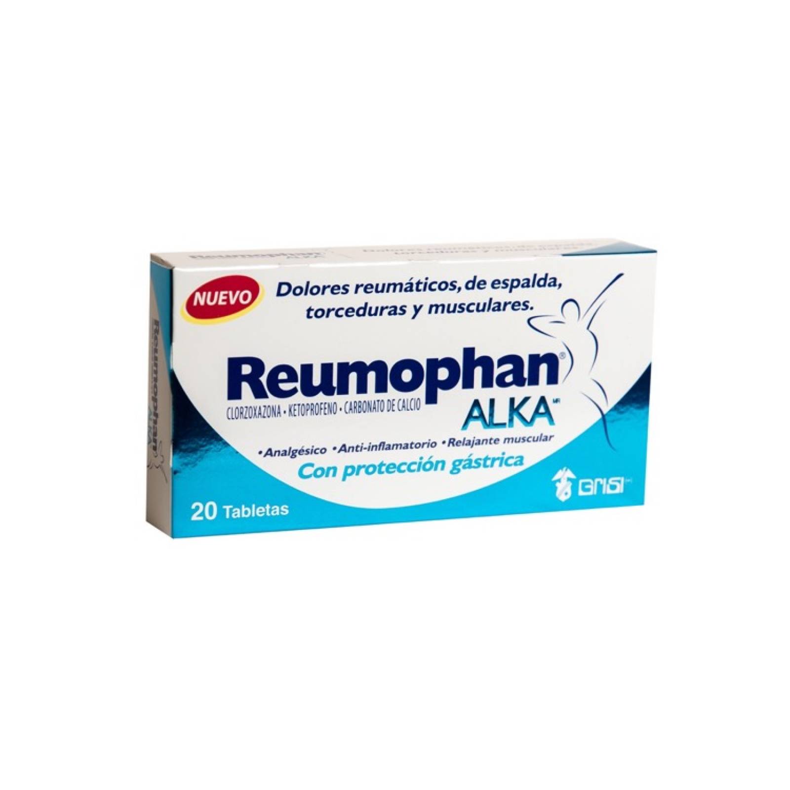 Reumophan Alka Caja 20 Tabletas