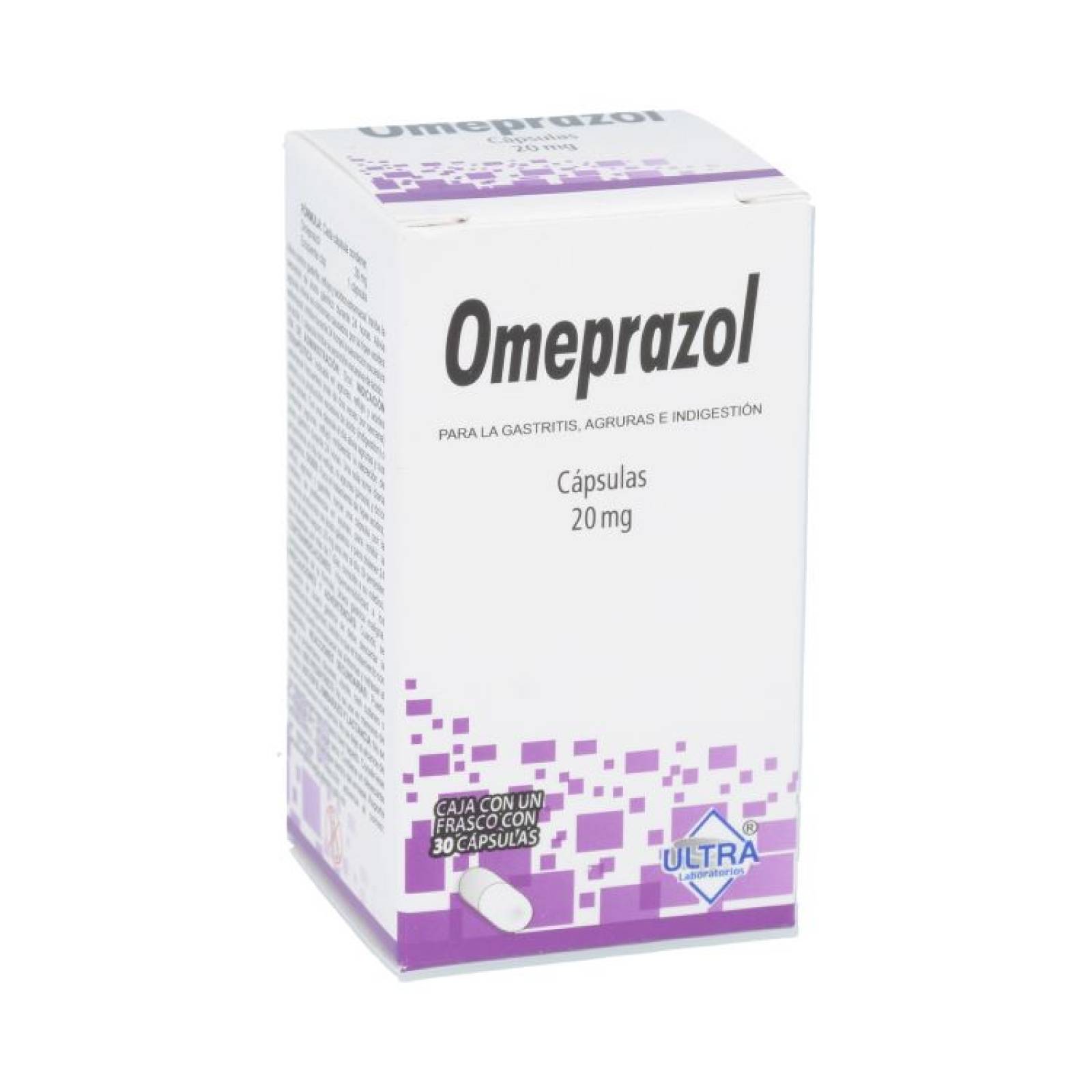 Omeprazol 20 Mg 1 Caja 30 Capsulas