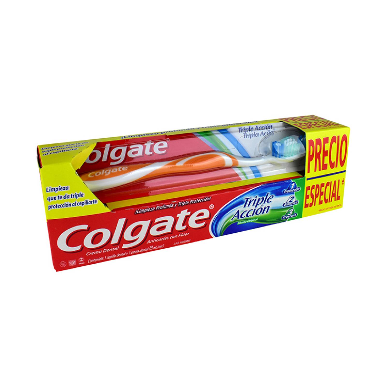 Colgate Triple Accion Dental Blister 1 Cepillo