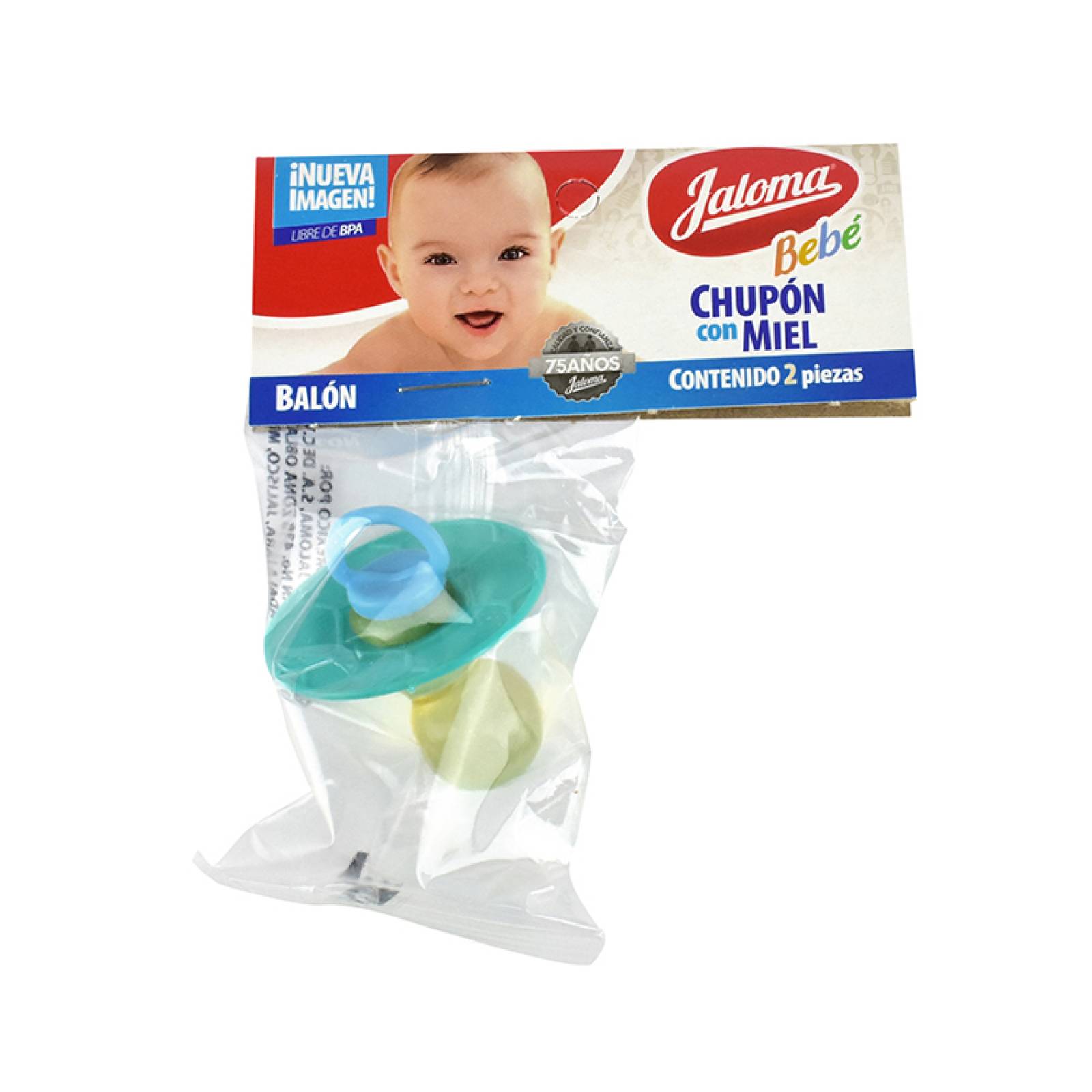 Jaloma Circular C/miel Chupon 1 Blister 2 Piezas