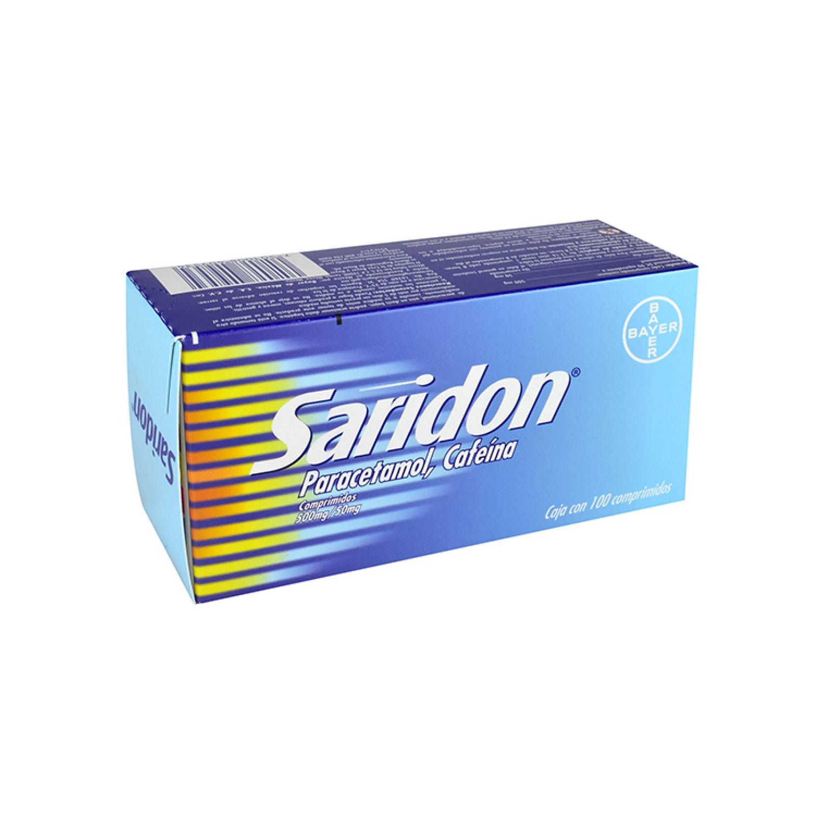 Saridon 100 Mg Caja 100 Comprimidos
