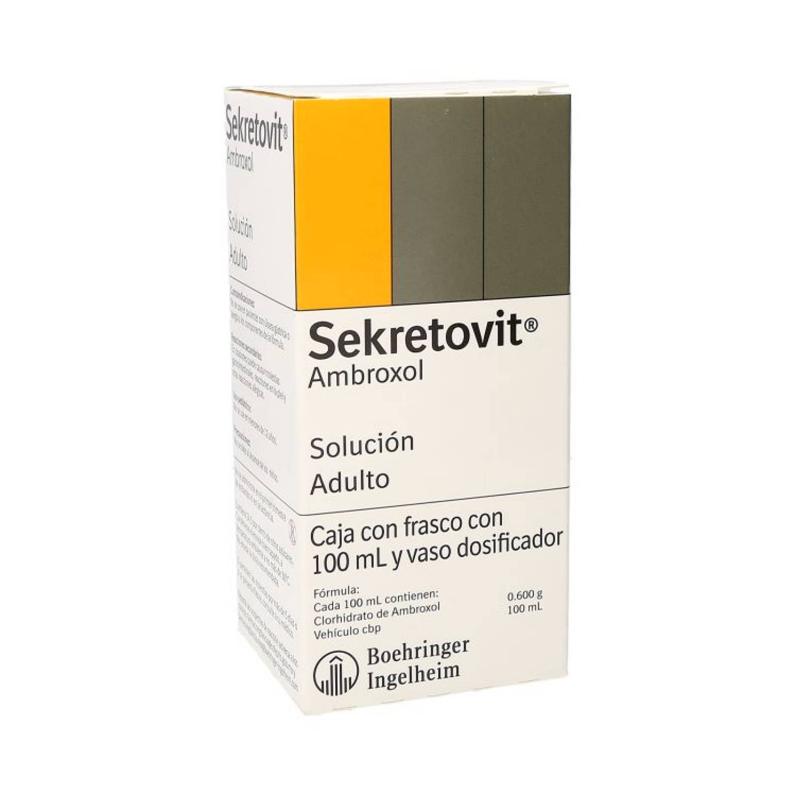 Sekretovit Adulto 0.6 Gr 1 Frasco Solucion 100 Ml