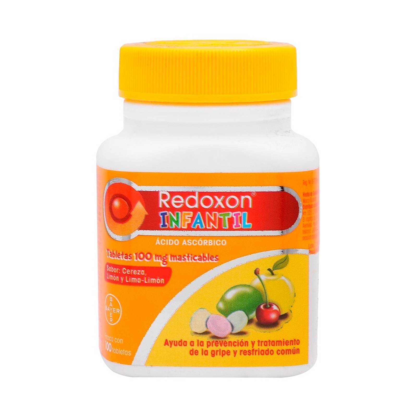 Redoxon Infantil Masticable Multisabor 100 Tab