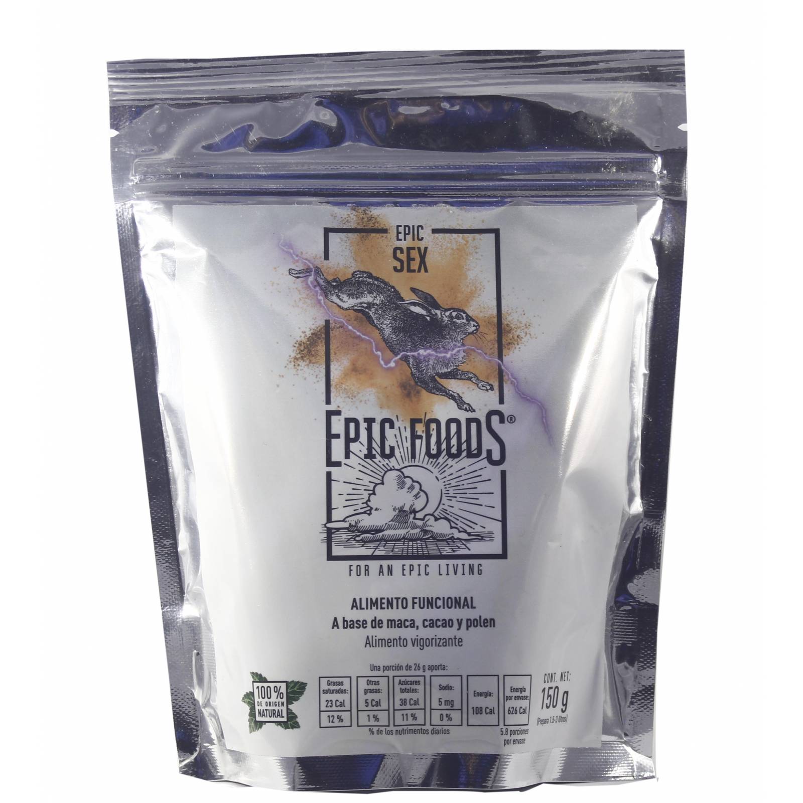 Epic Foods Electrolytes Epic Sex Alimento Vigorizante 150g 9801