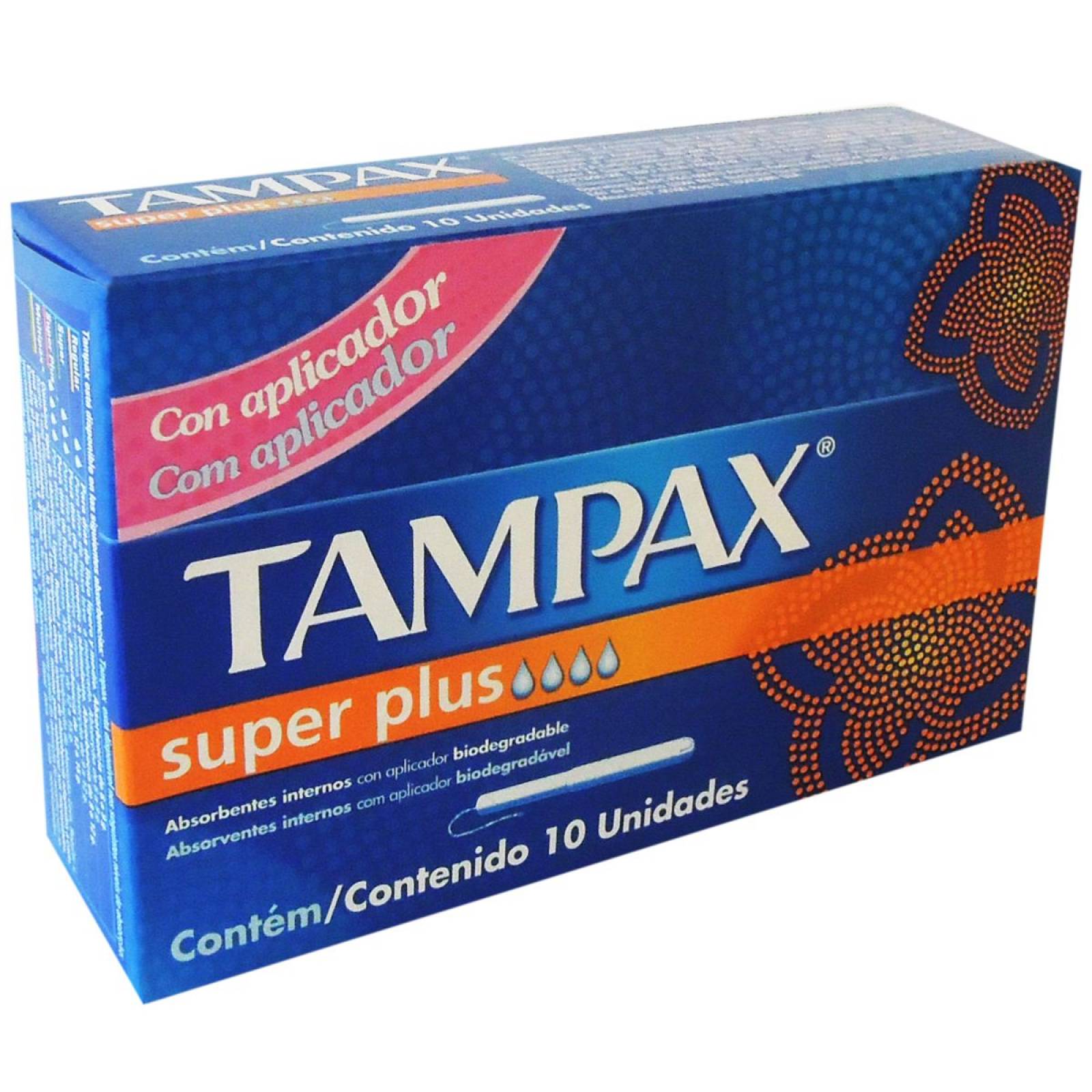 TAMPAX SUPER PLUS CAJA 10 PIEZAS