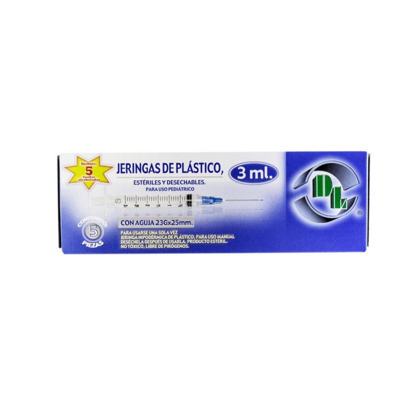 JERINGA DL 3ML 23X25 C5