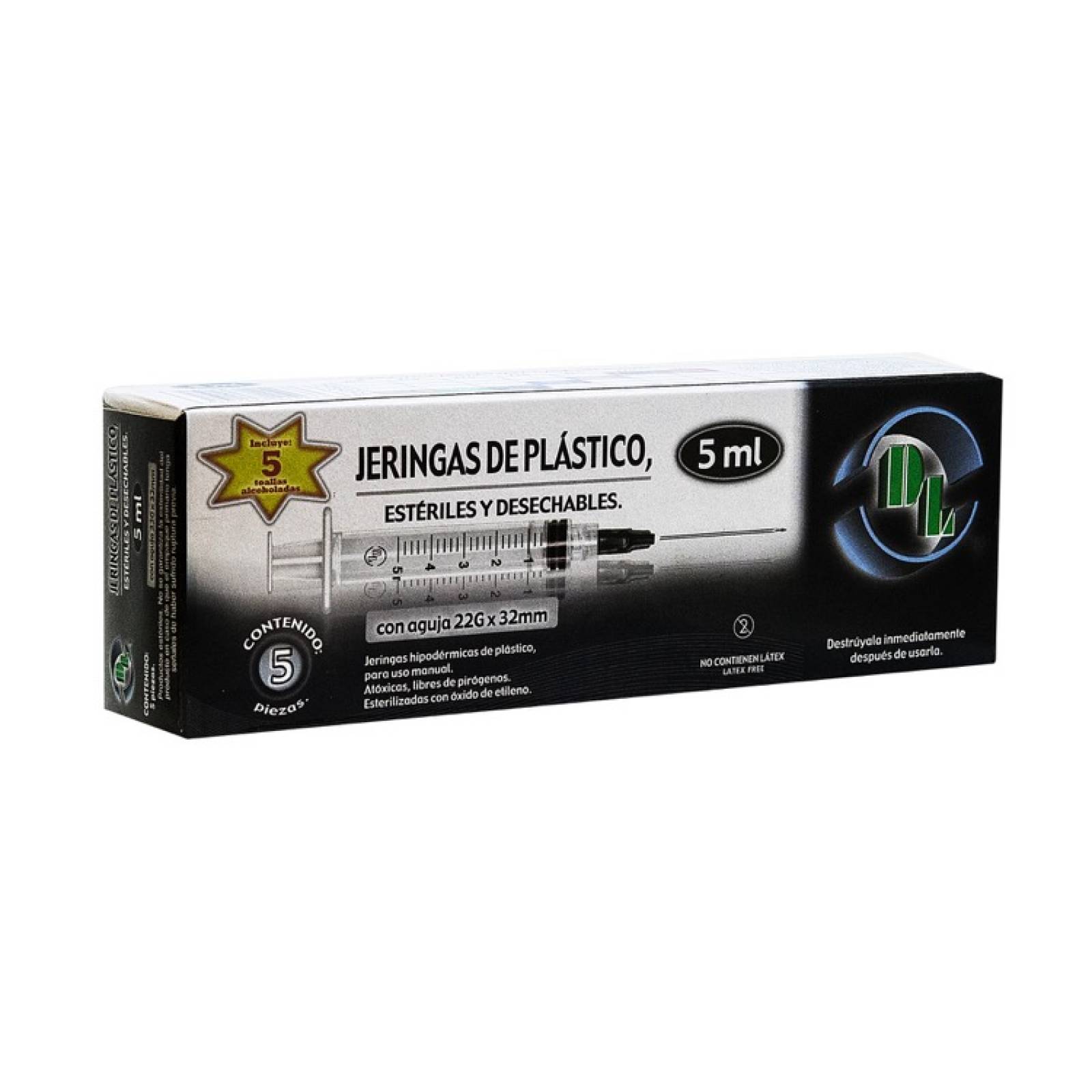 JERINGA DL 5ML 22X32 C5