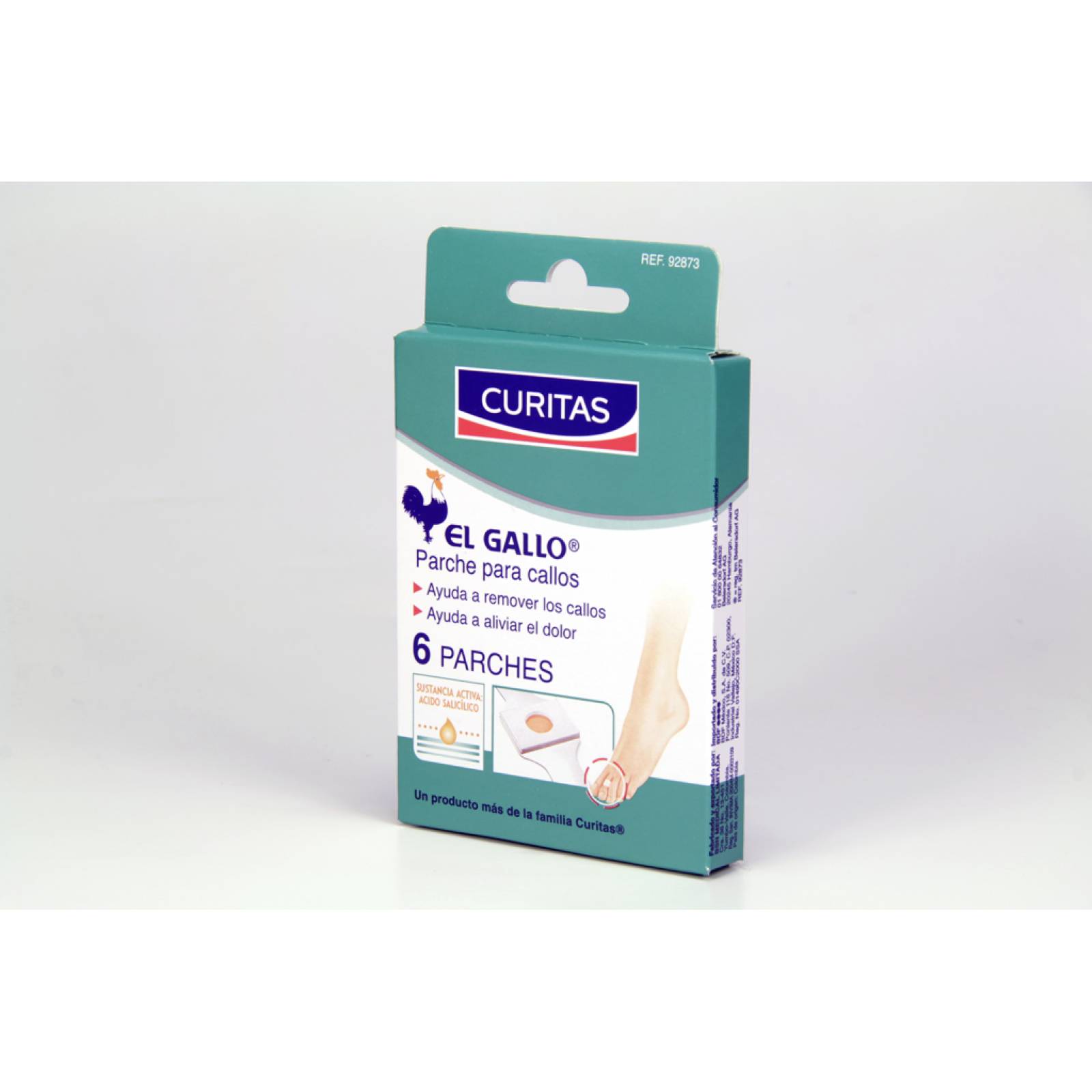 CURITAS EL GALLO PARCHE PARA CURAR CALLOS 6 PARCHES