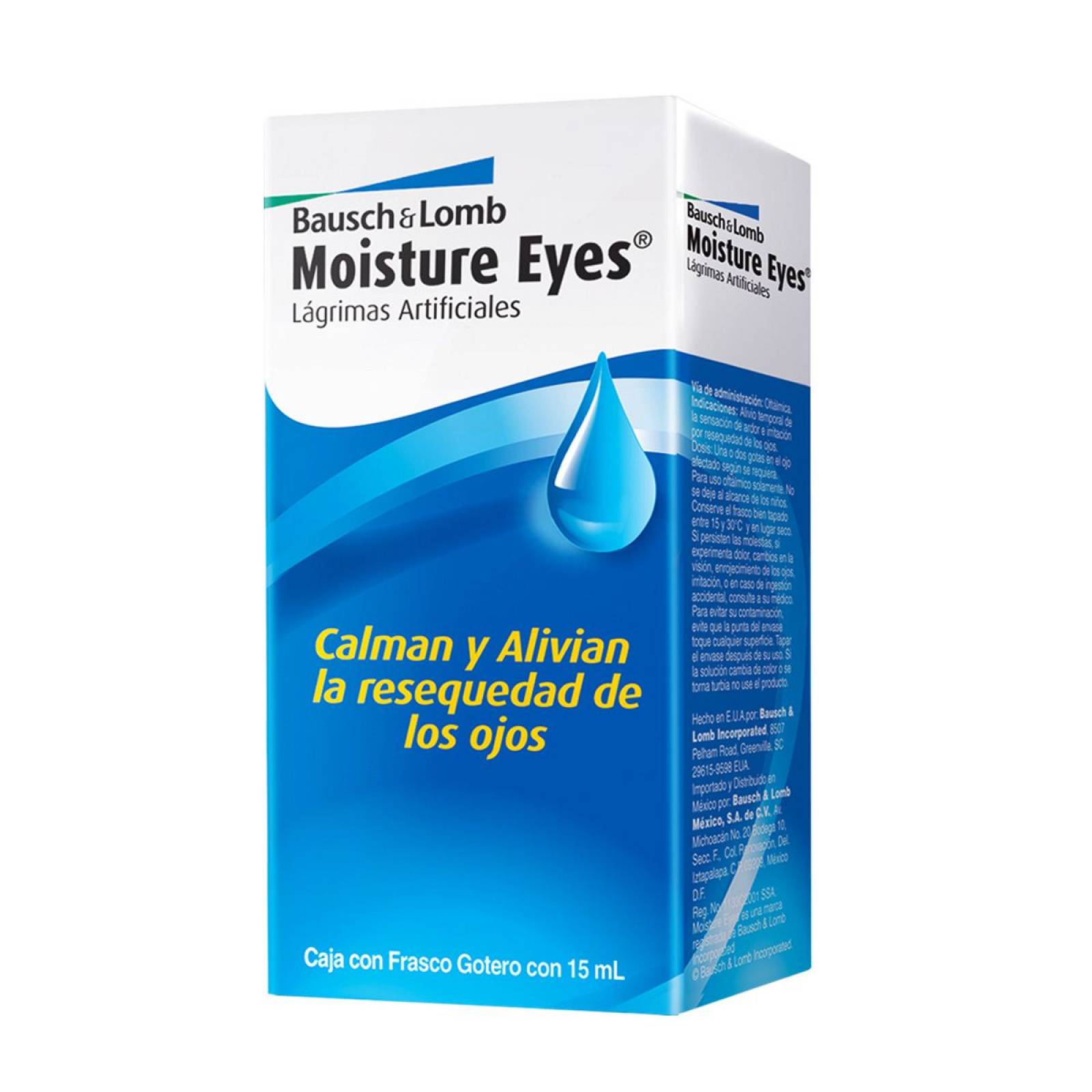 MOISTURE EYES LÁGRIMAS ARTIFICIALES FRASCO GOTERO CON 15ML